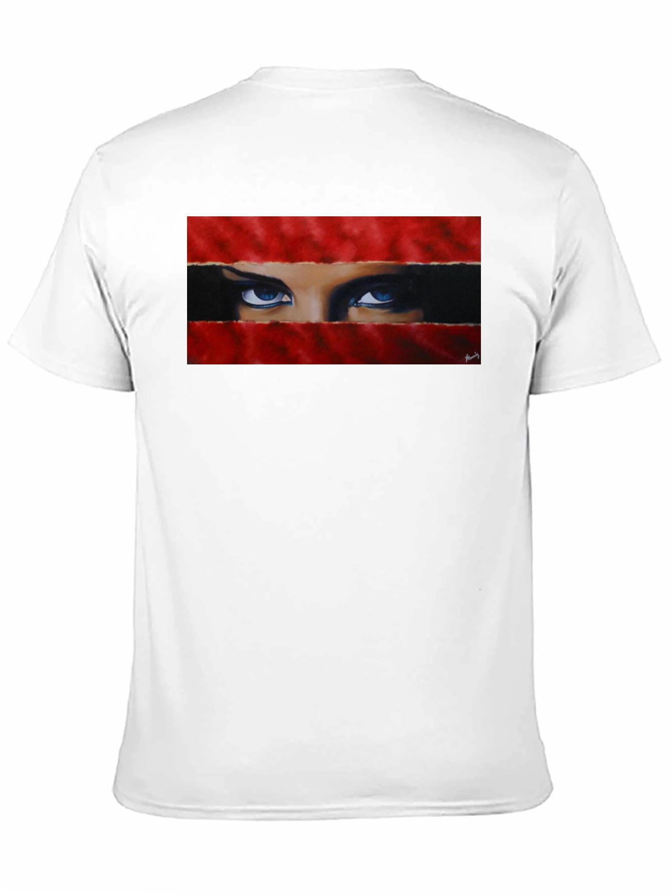Intense Gaze Graphic Tee - Bold & Unique