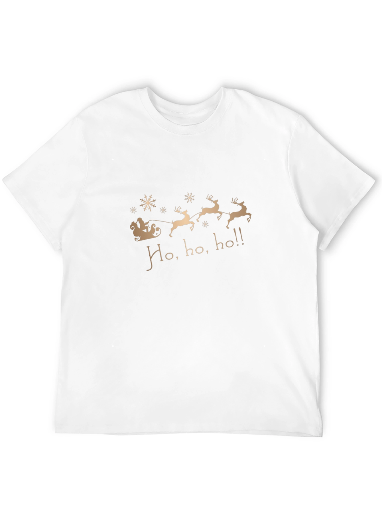 Christmas Santa Sleigh Graphic Tee