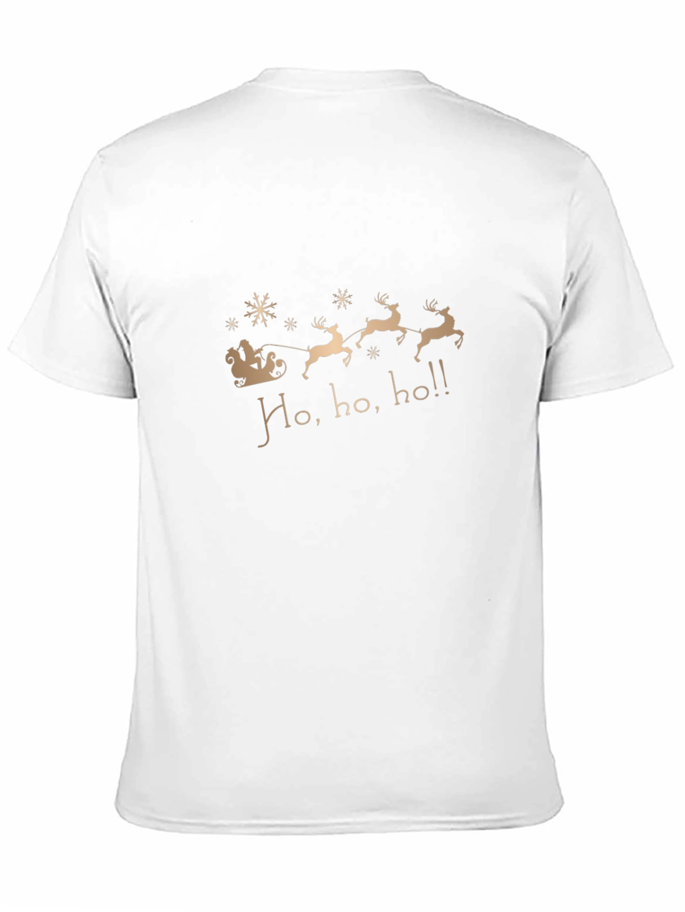 Christmas Santa Sleigh Graphic Tee