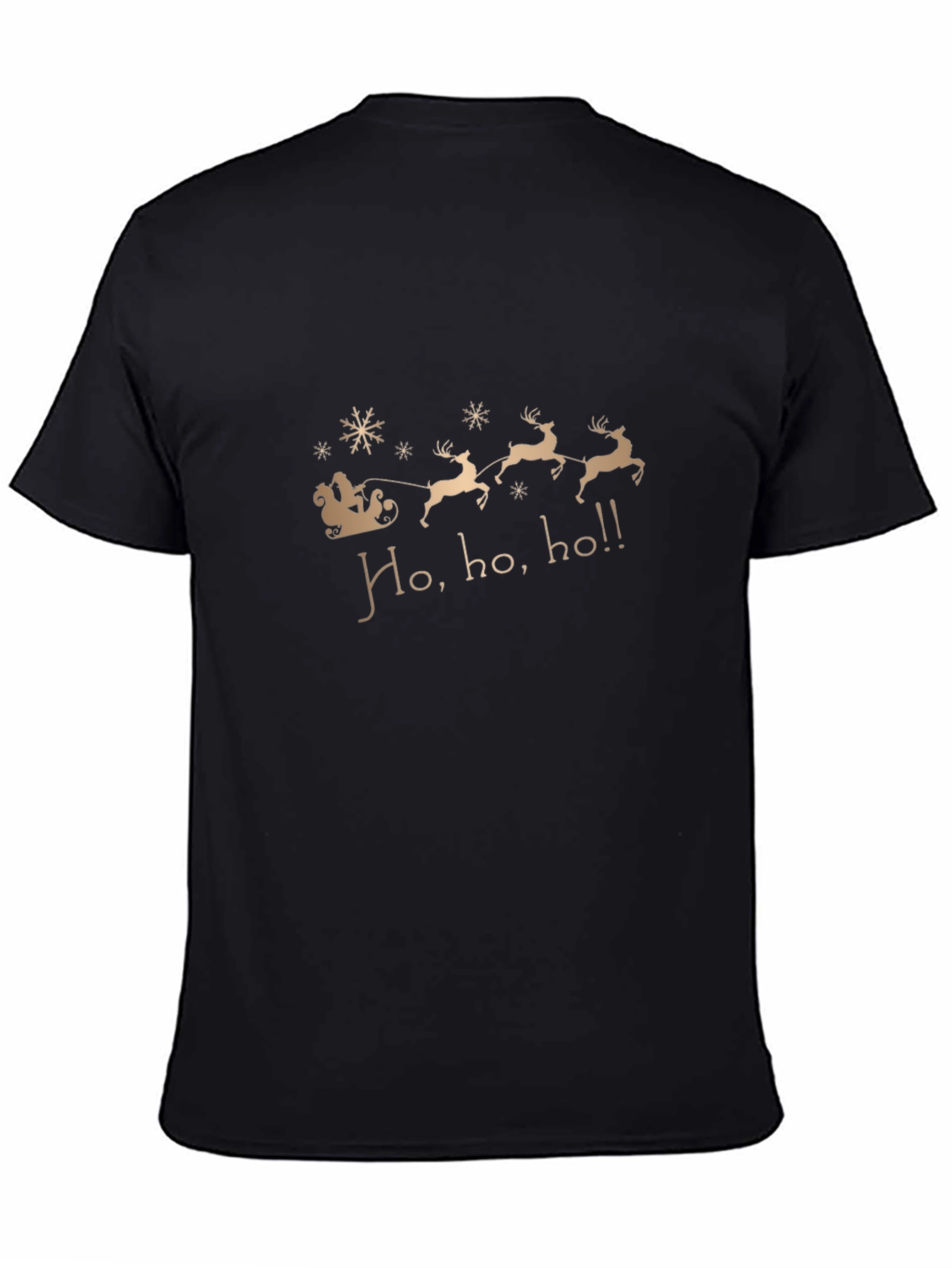 Christmas Santa Sleigh Graphic Tee