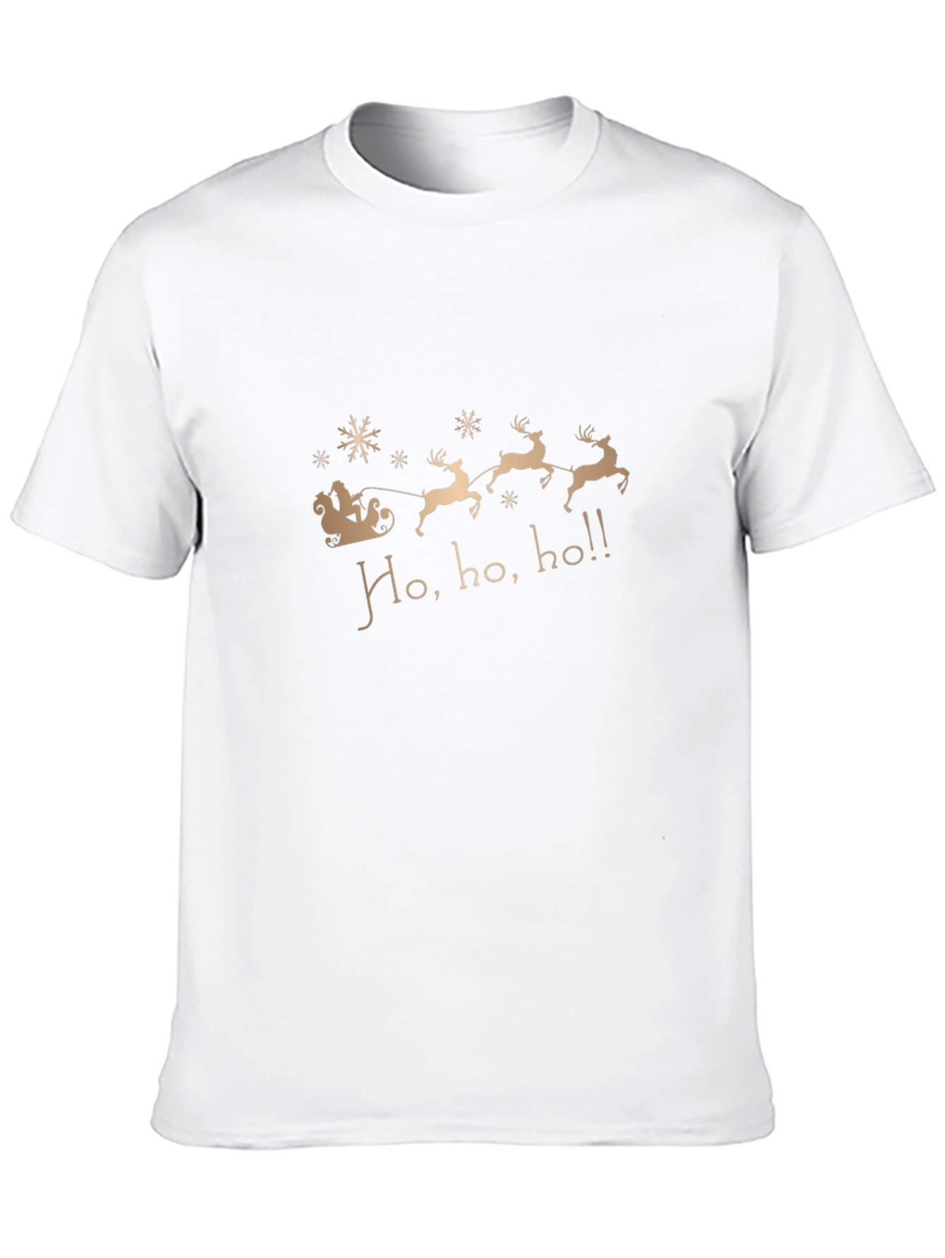Christmas Santa Sleigh Graphic Tee