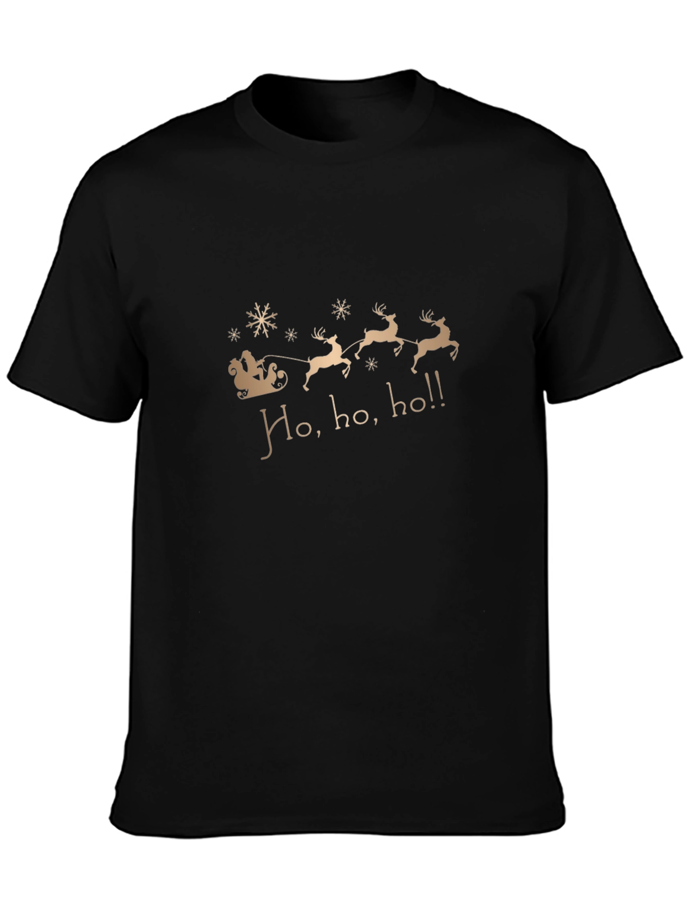 Christmas Santa Sleigh Graphic Tee
