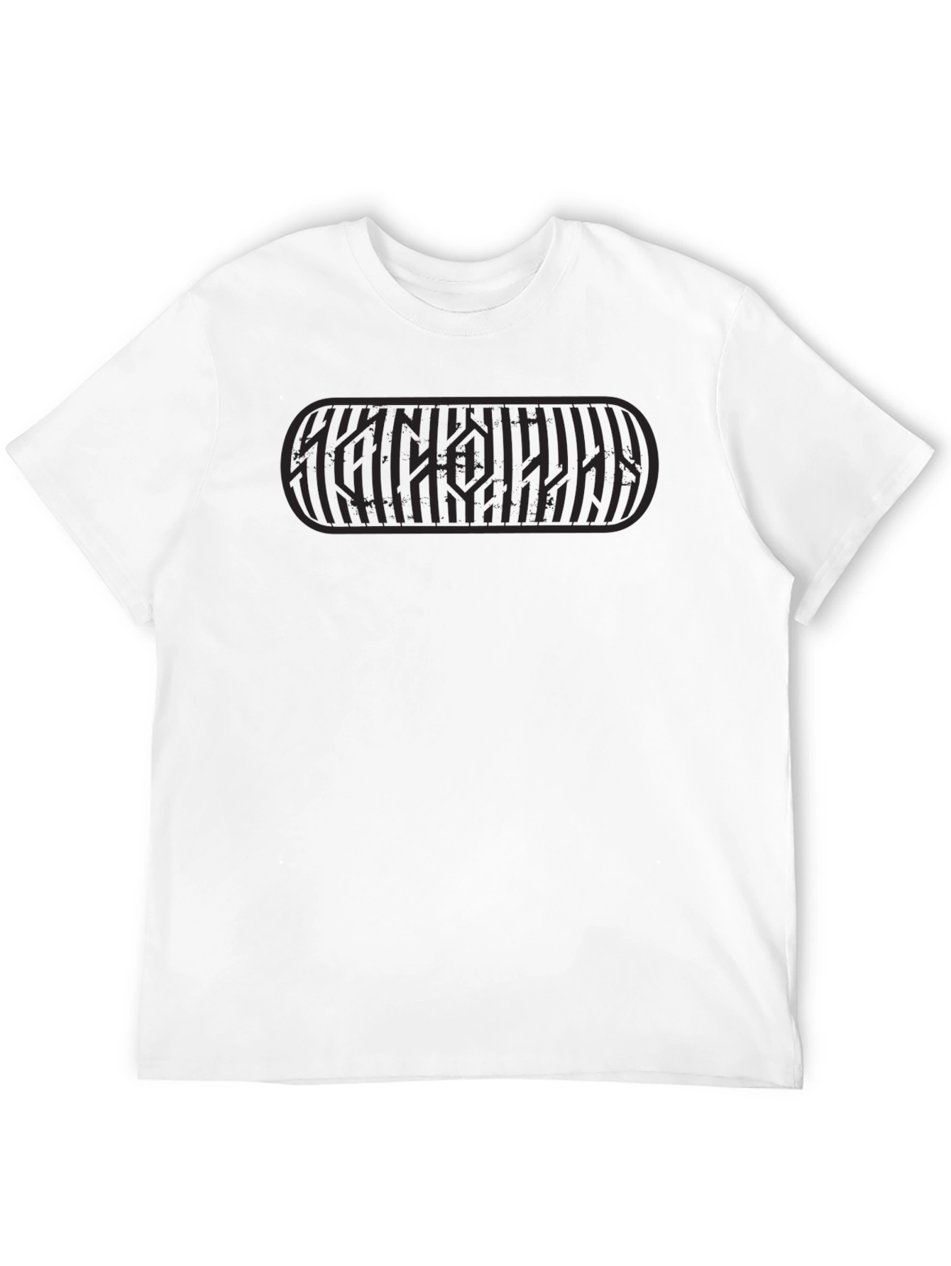 Black Graphic Tee - Unique Design