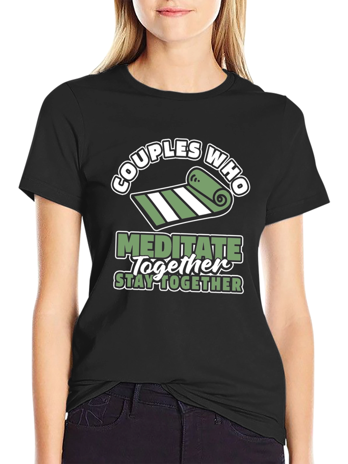 Couples Who Meditate Together T-Shirt