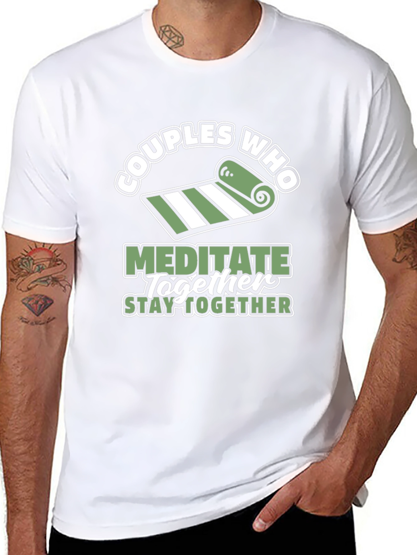 Couples Who Meditate Together T-Shirt