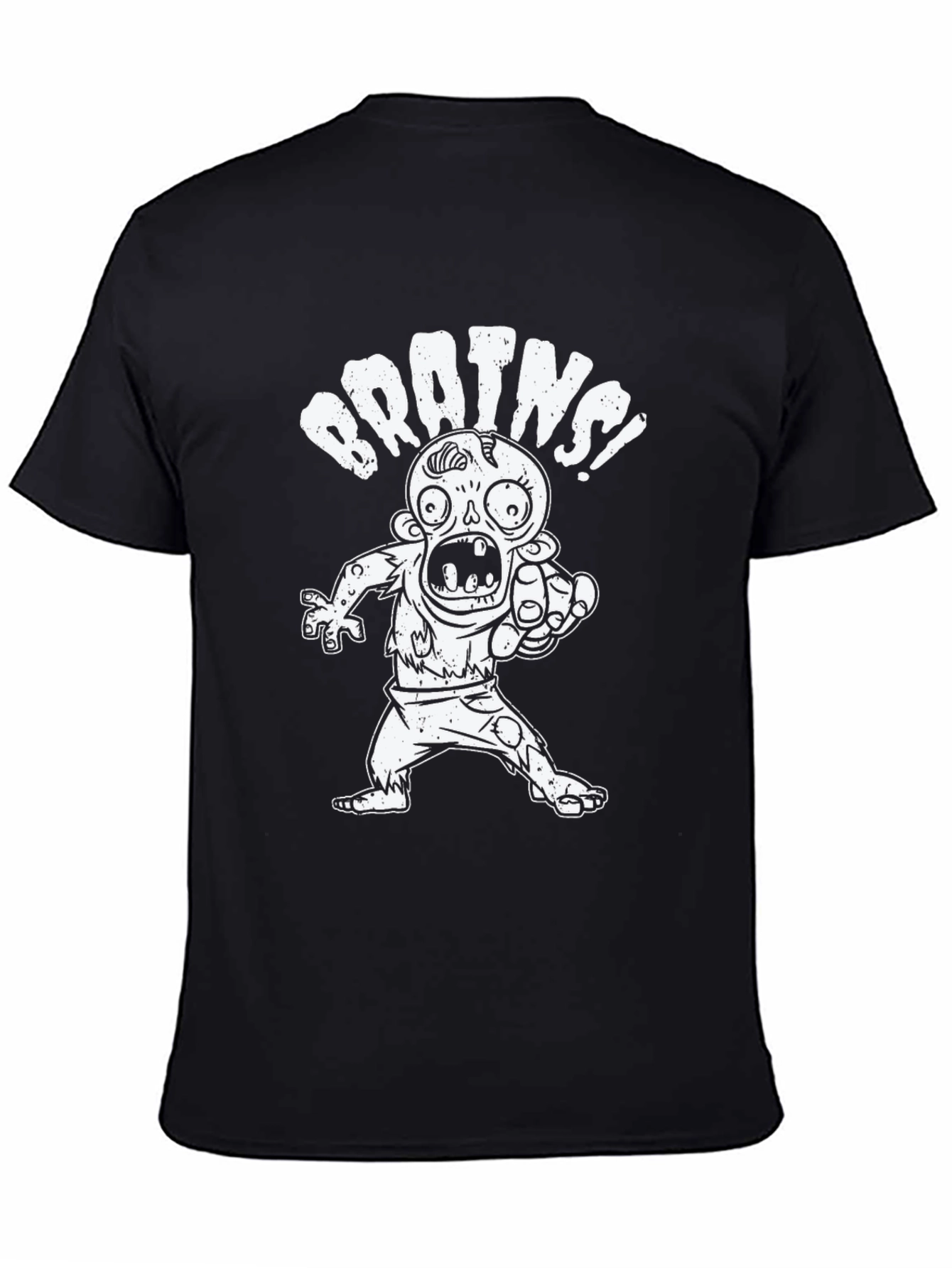 Zombie Brains Graphic Tee - Black T-Shirt
