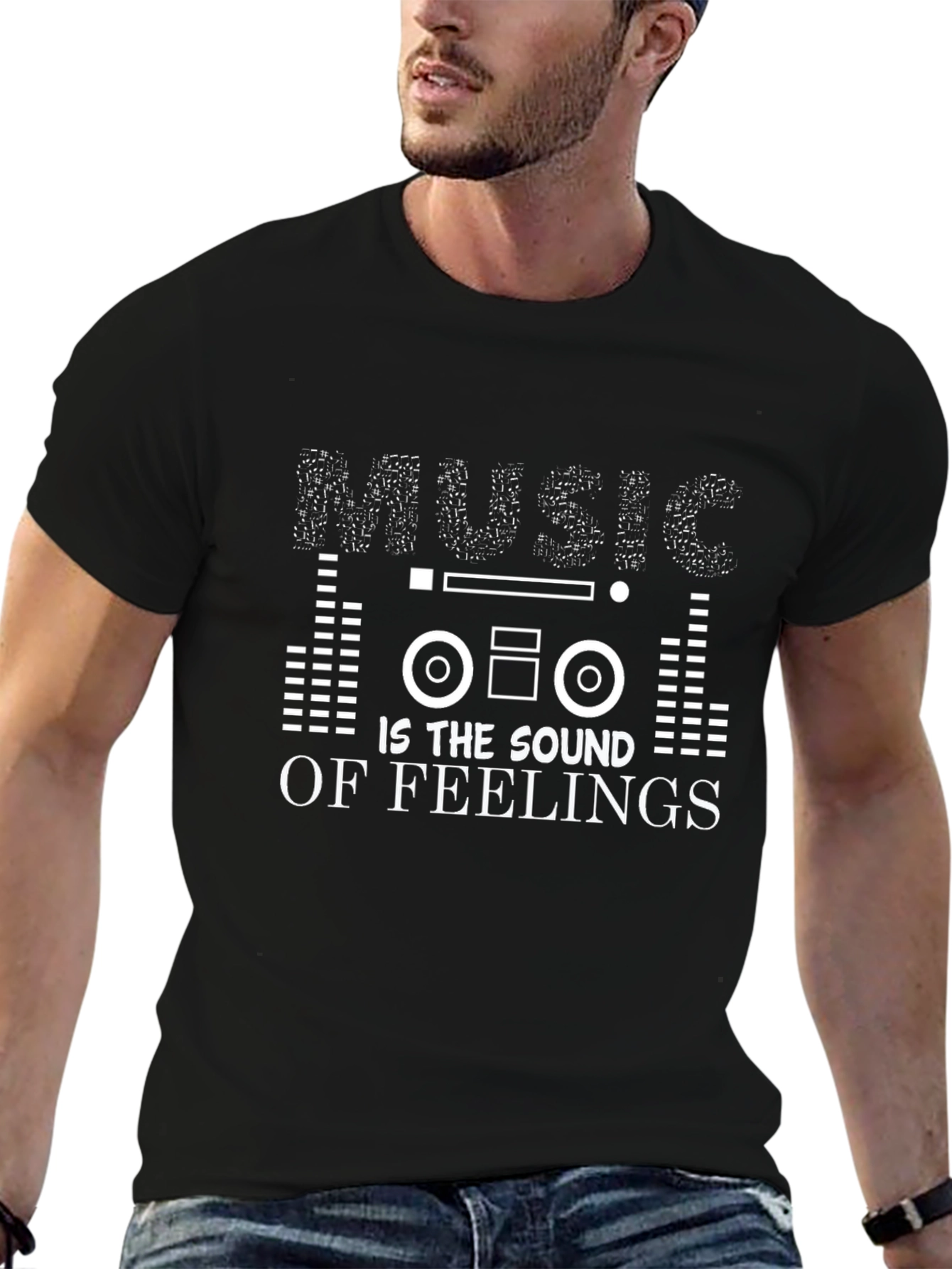 Music Is The Sound of Feelings Graphic Tee