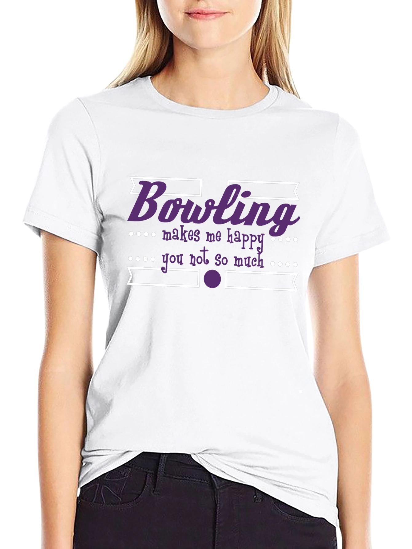 Bowling Makes Me Happy T-Shirt
