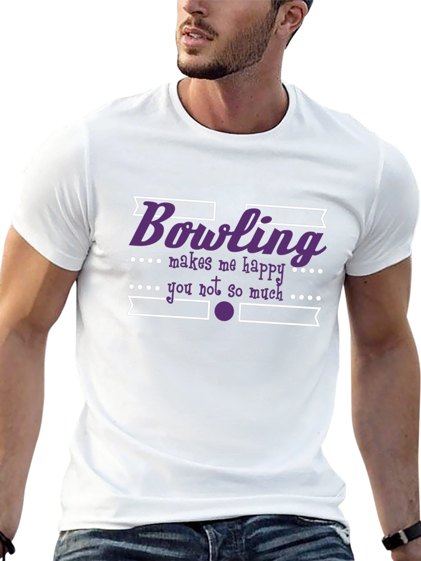 Bowling Makes Me Happy T-Shirt