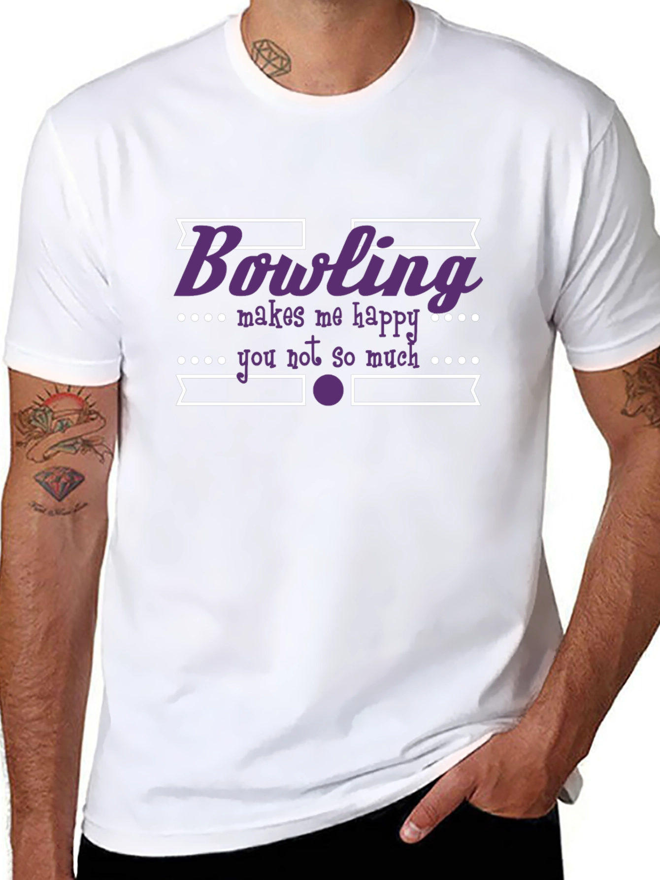 Bowling Makes Me Happy T-Shirt