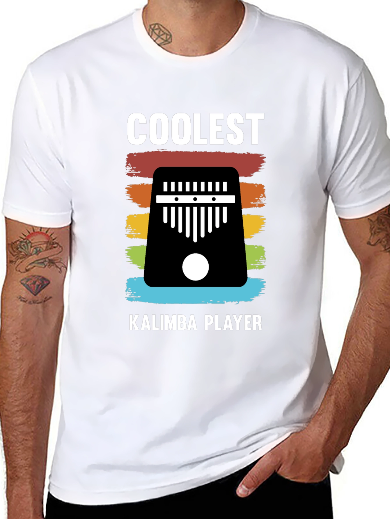 Coolest Kalimba Player Graphic Tee - Music Lover Gift