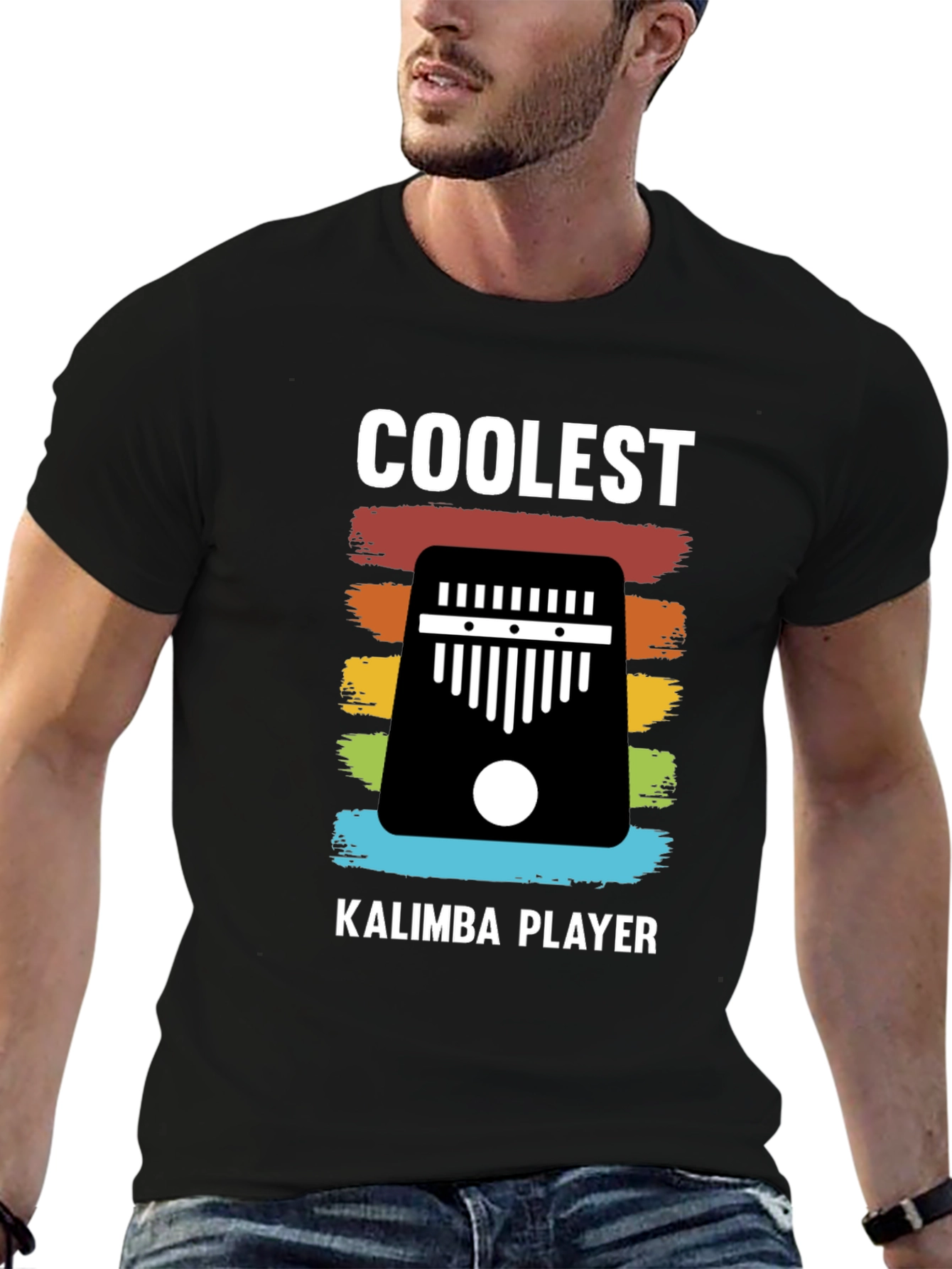 Coolest Kalimba Player Graphic Tee - Music Lover Gift