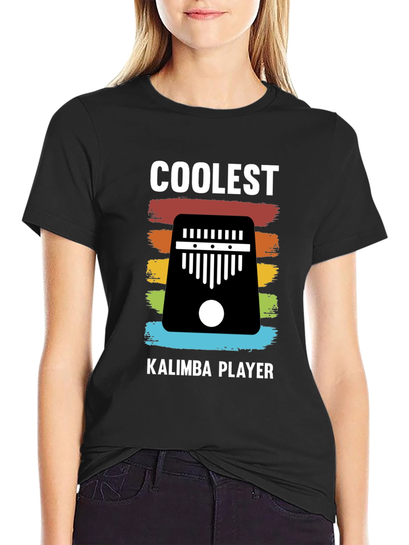Coolest Kalimba Player Graphic Tee - Music Lover Gift