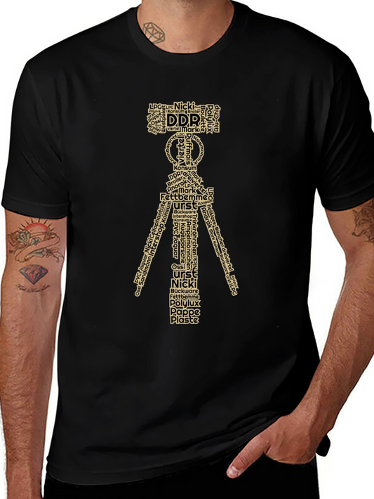 East German T-Shirt: DDR & Ossi Word Art Design