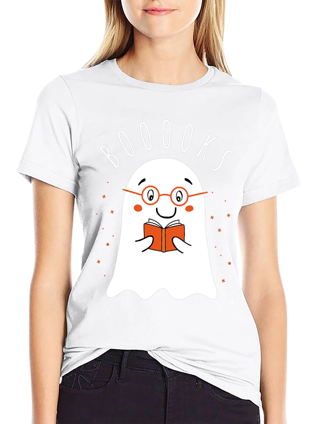 Booooks Ghost Reader T-Shirt
