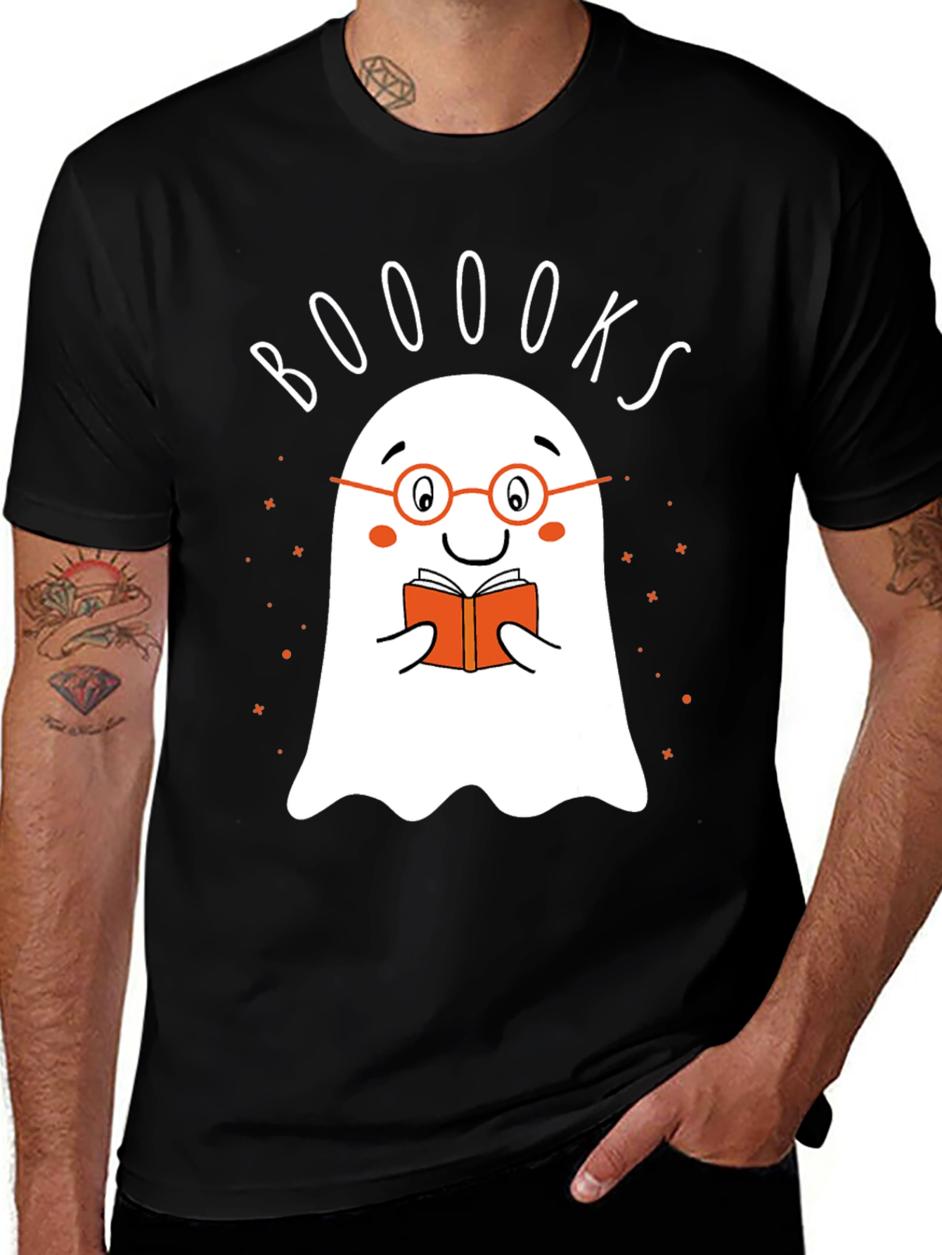 Booooks Ghost Reader T-Shirt