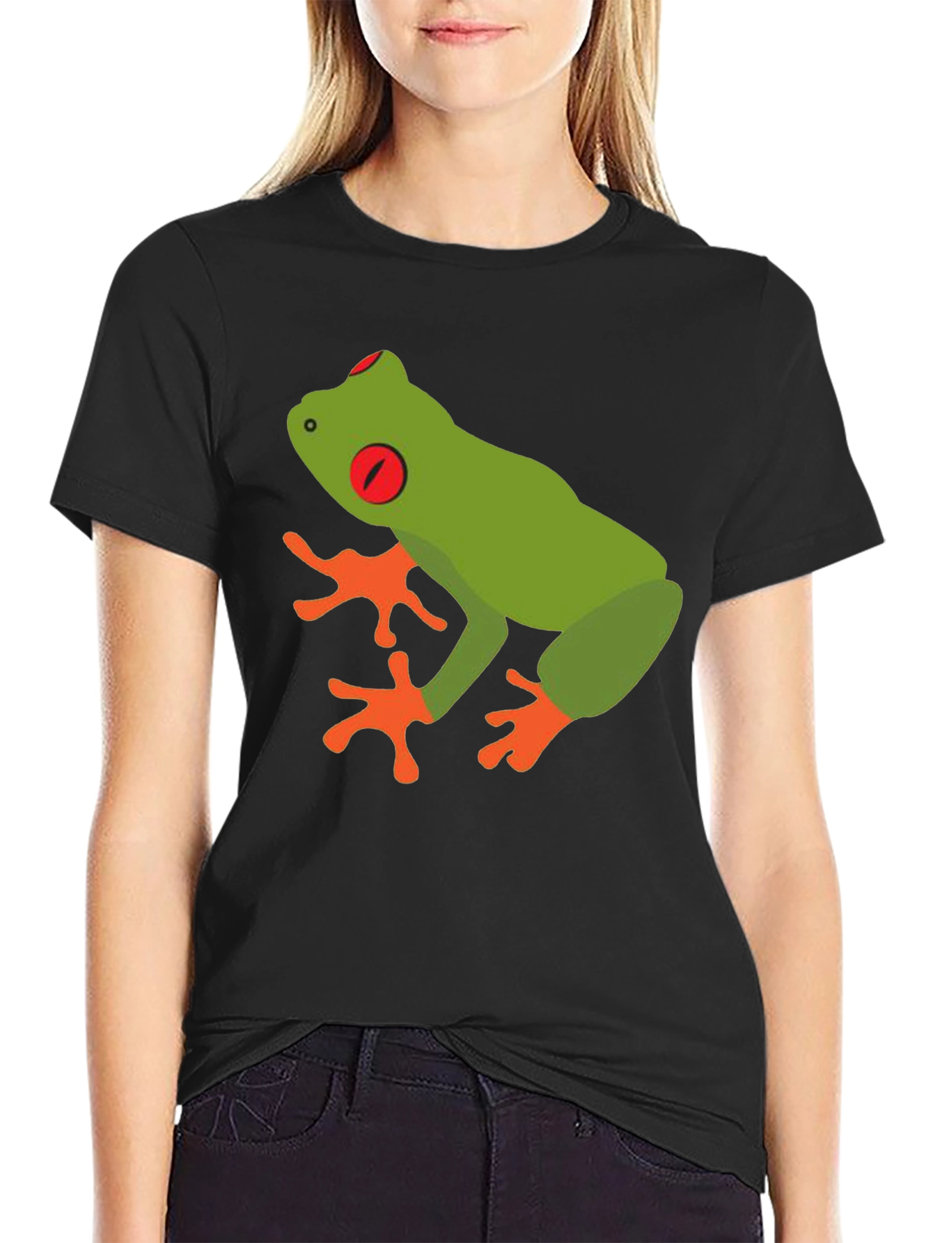 Frog Graphic T-Shirt - Mens Black Tee