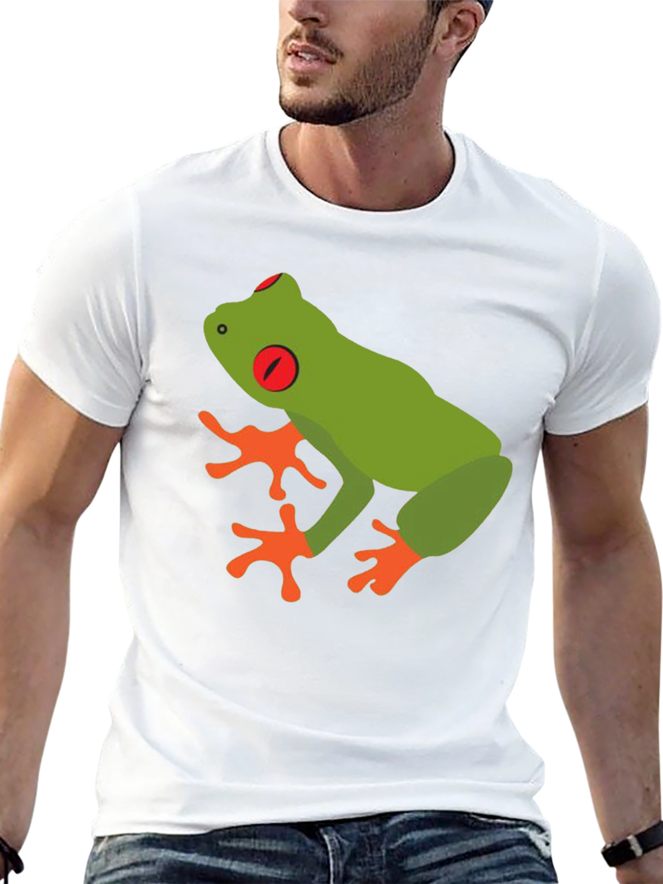 Frog Graphic T-Shirt - Mens Black Tee