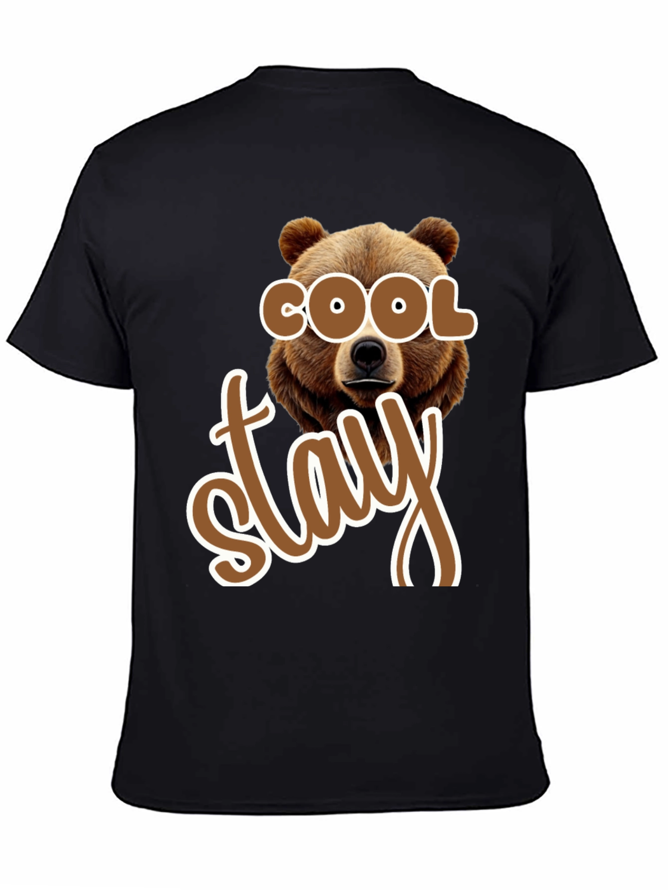 Cool Stay Bear Graphic T-Shirt