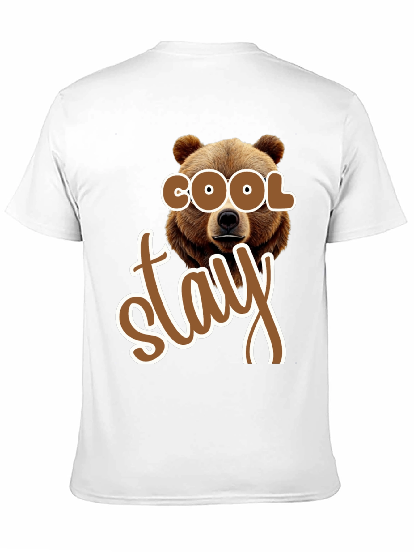 Cool Stay Bear Graphic T-Shirt