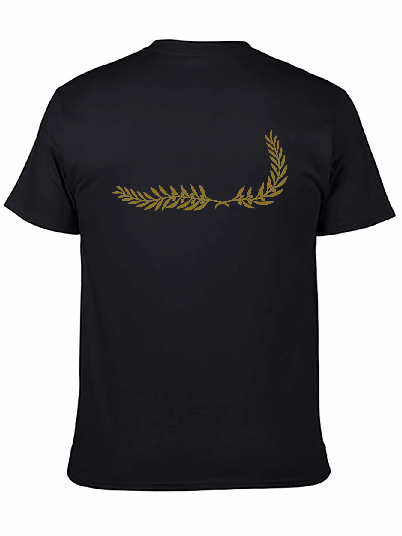 Olive Branch Graphic Black T-Shirt