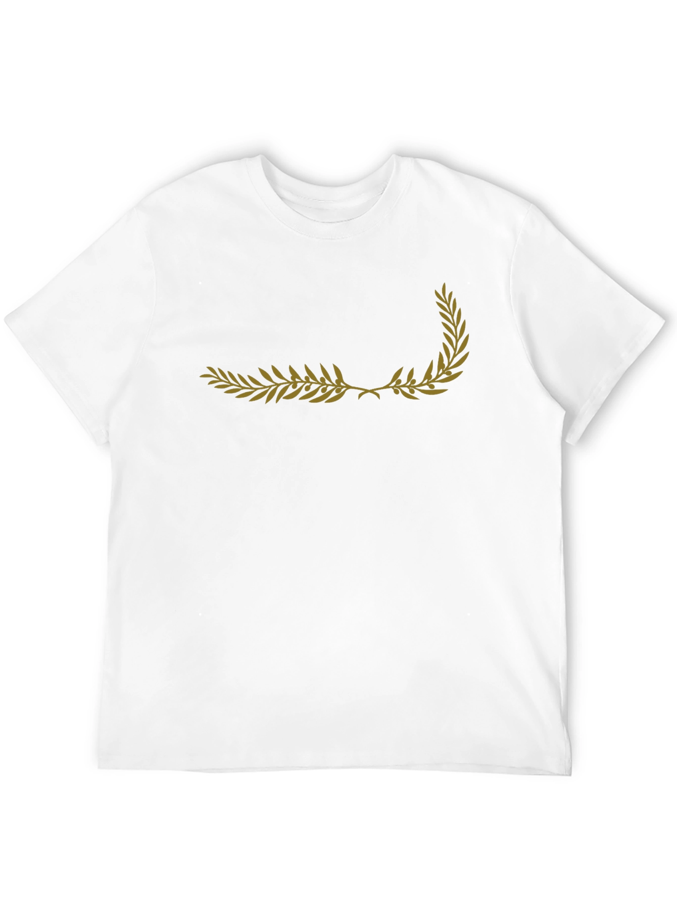 Olive Branch Graphic Black T-Shirt