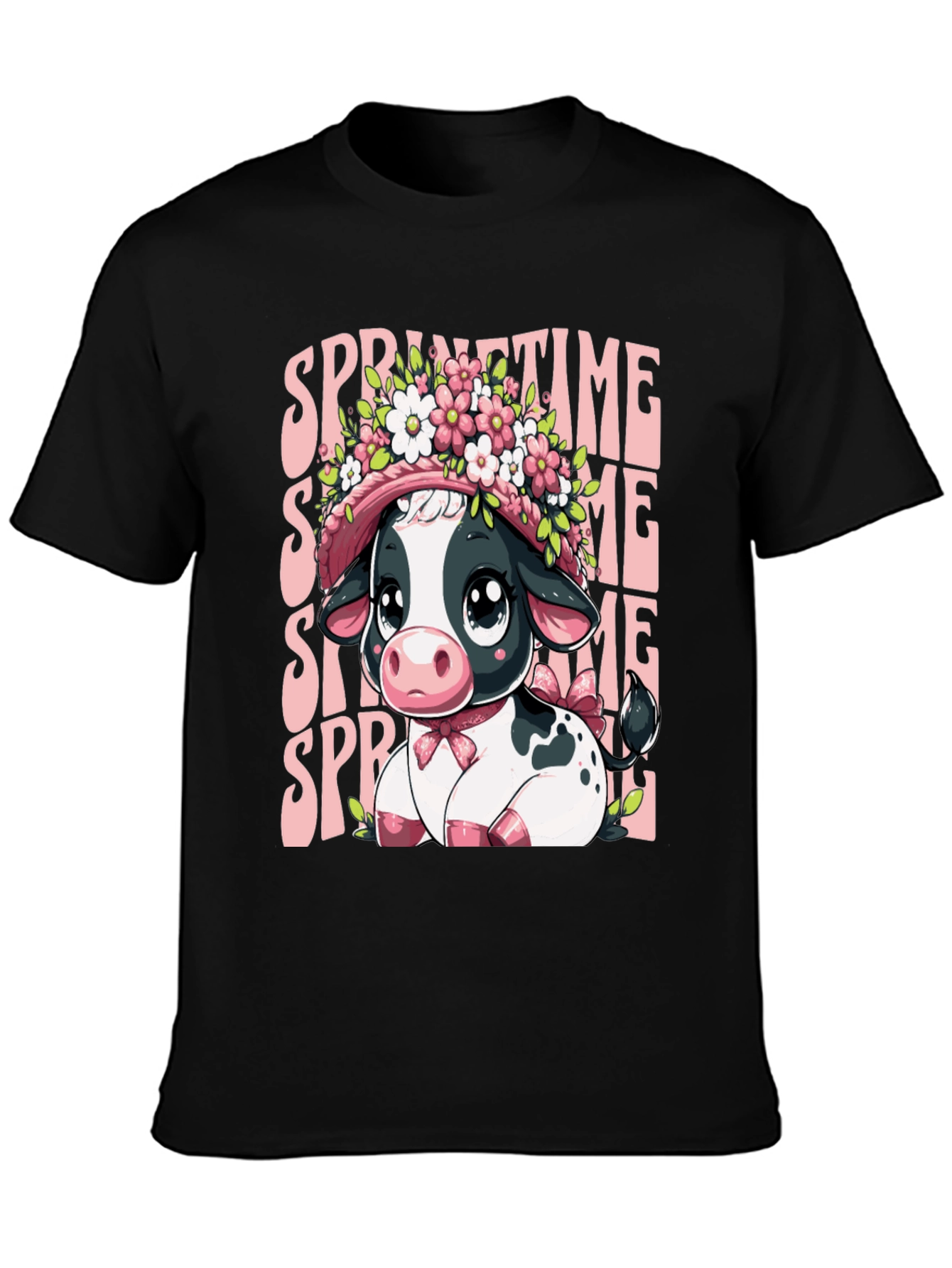 Springtime Cow T-Shirt