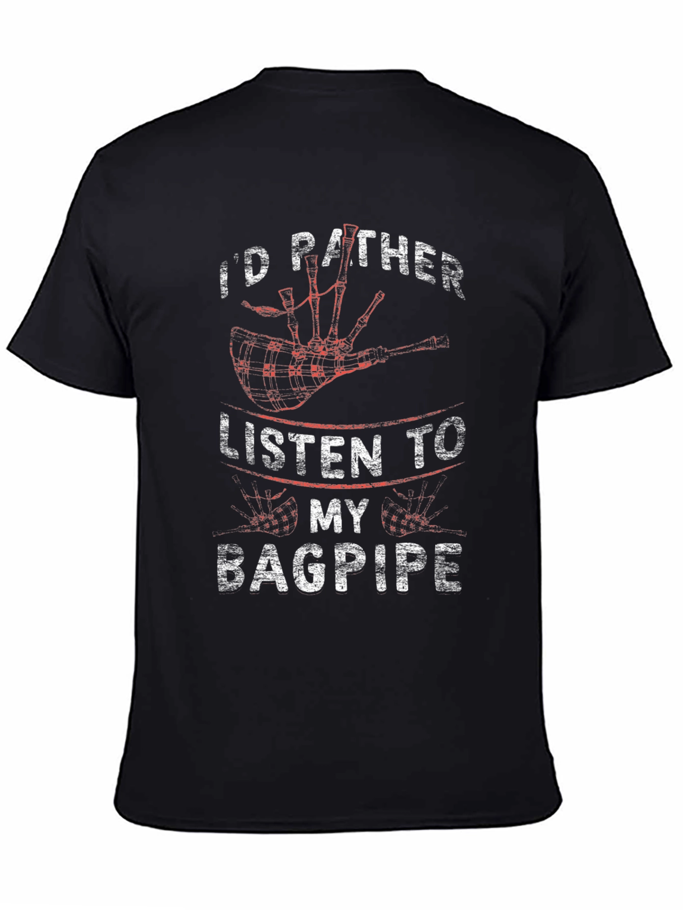Bagpipe Lover Graphic Tee