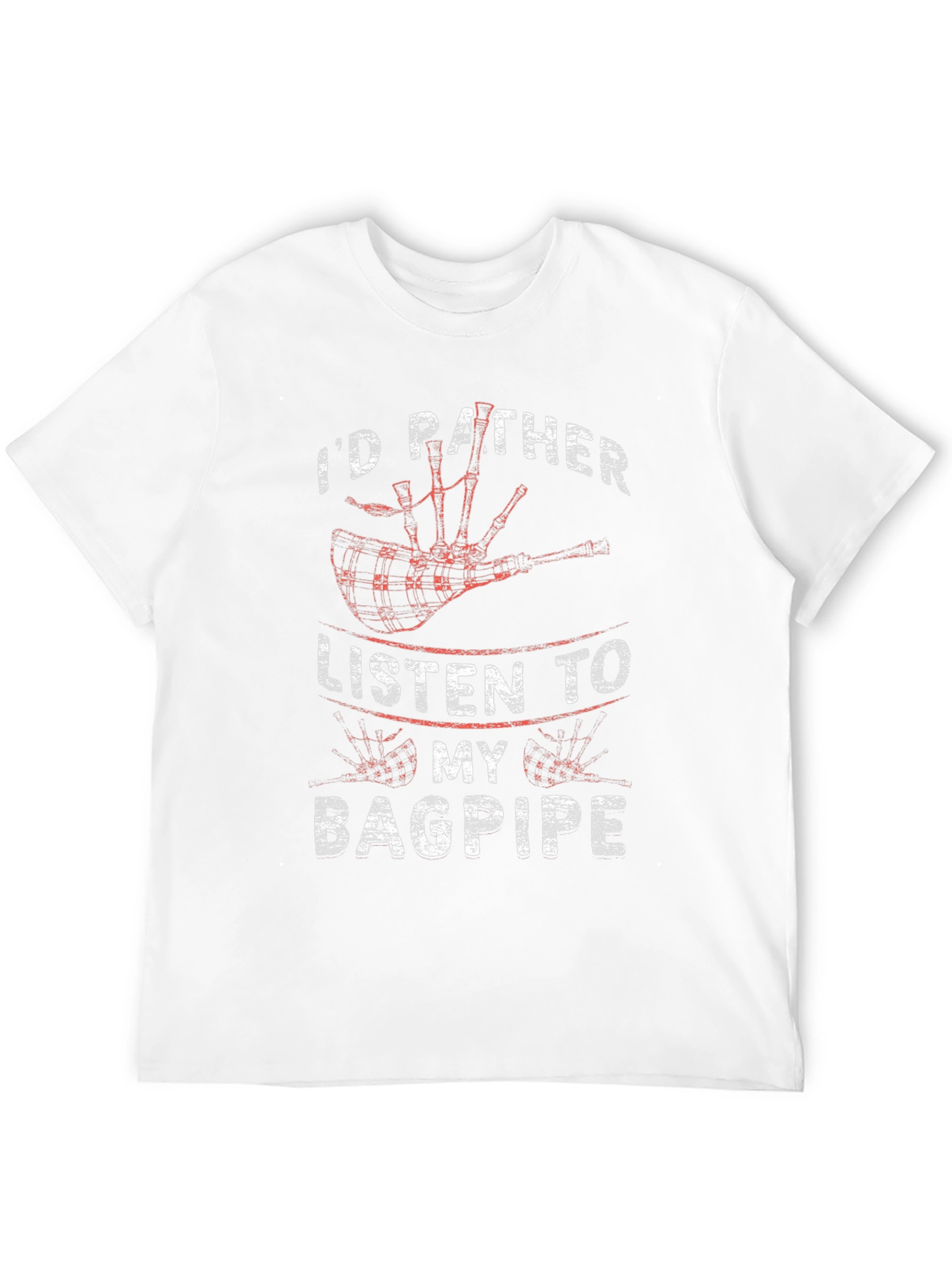 Bagpipe Lover Graphic Tee