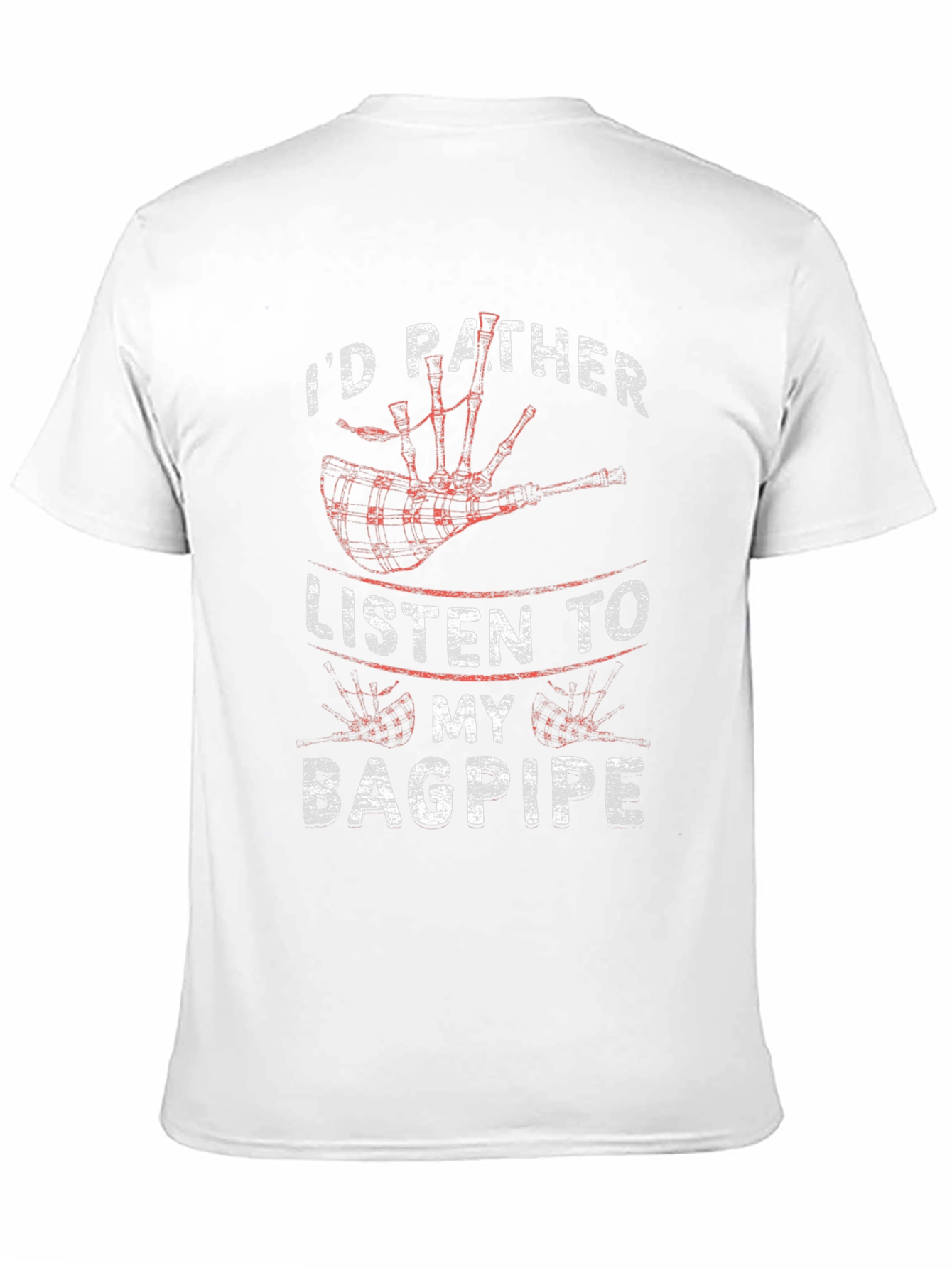 Bagpipe Lover Graphic Tee