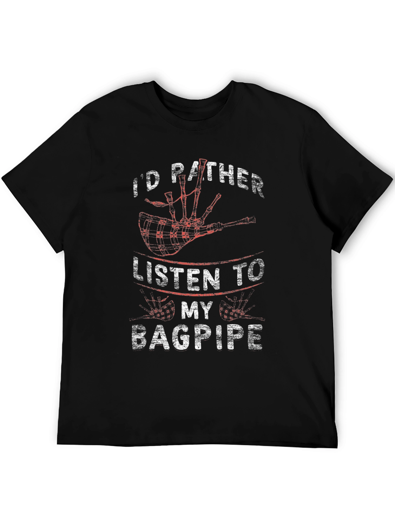 Bagpipe Lover Graphic Tee