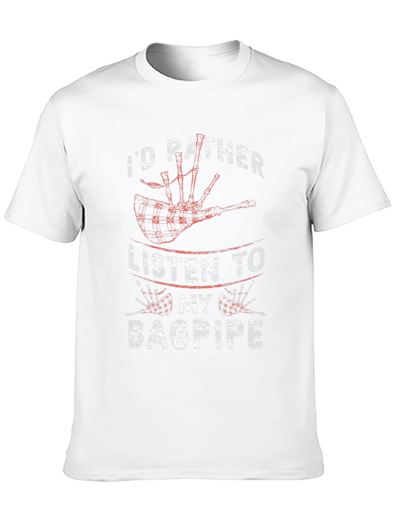 Bagpipe Lover Graphic Tee