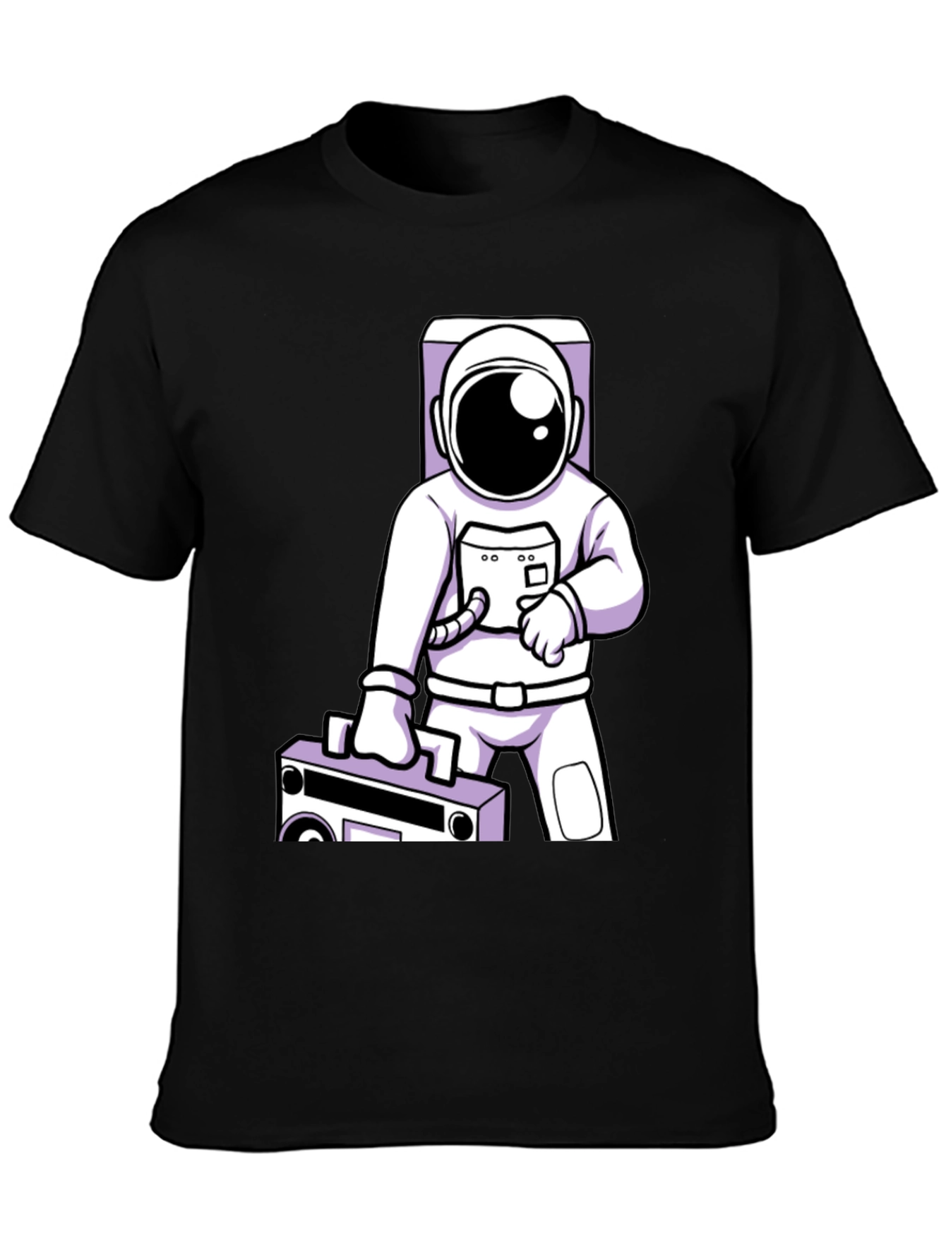 Astronaut with Boombox Graphic Tee