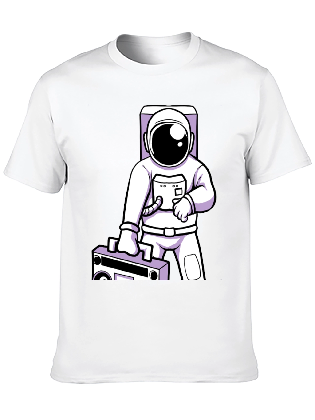 Astronaut with Boombox Graphic Tee