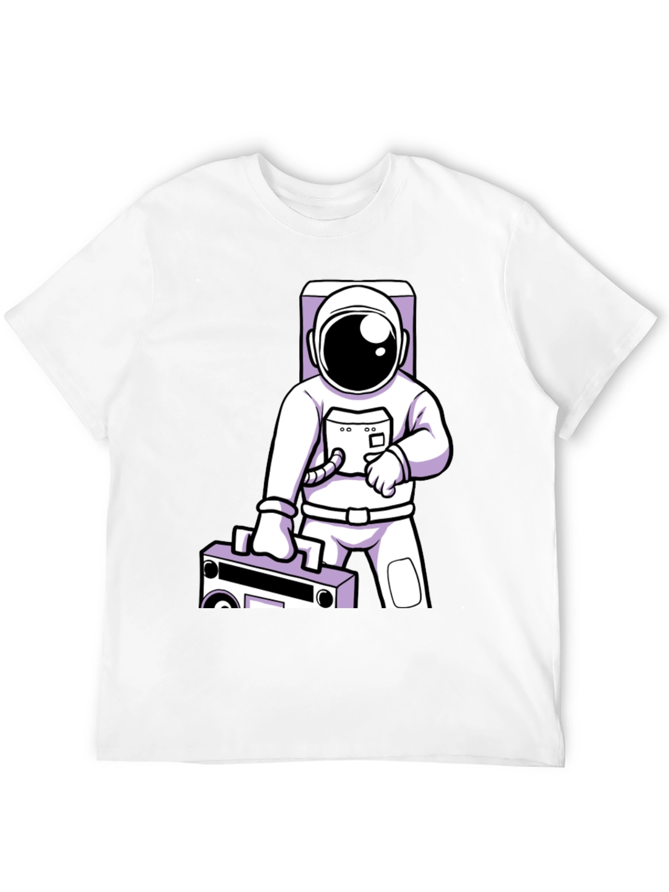 Astronaut with Boombox Graphic Tee