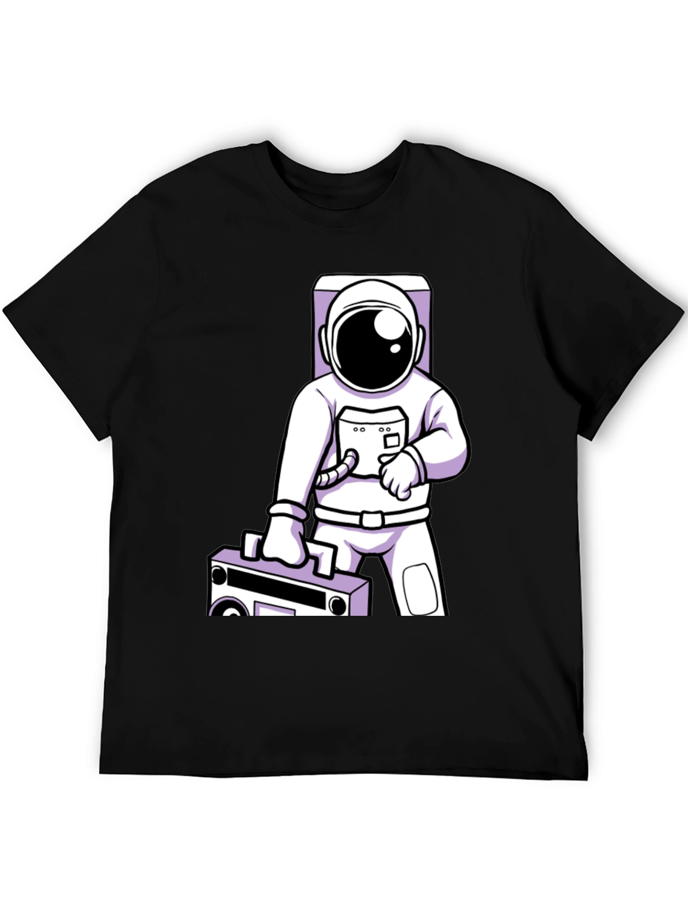 Astronaut with Boombox Graphic Tee