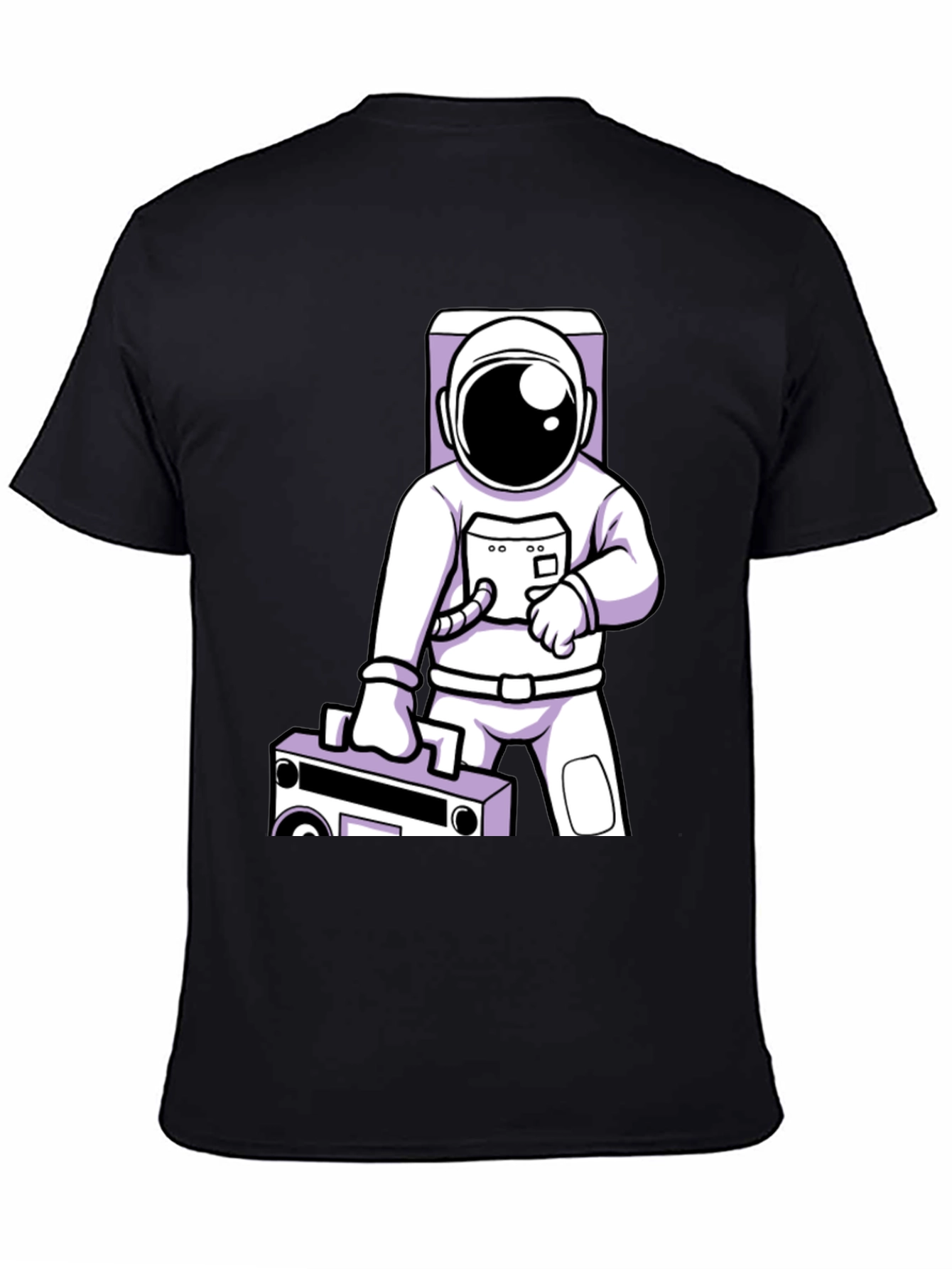 Astronaut with Boombox Graphic Tee