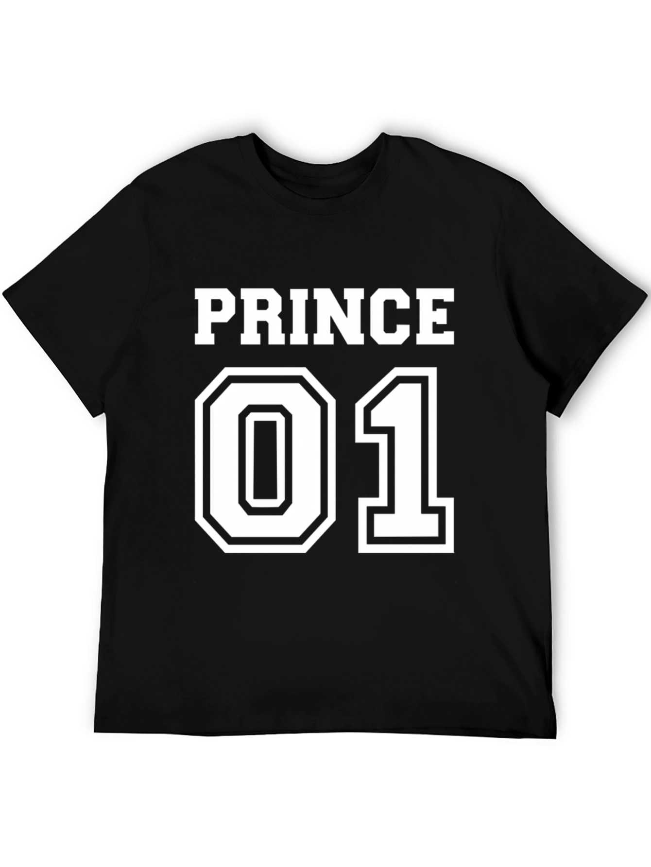 Prince 01 Black T-Shirt - Cool Graphic Tee