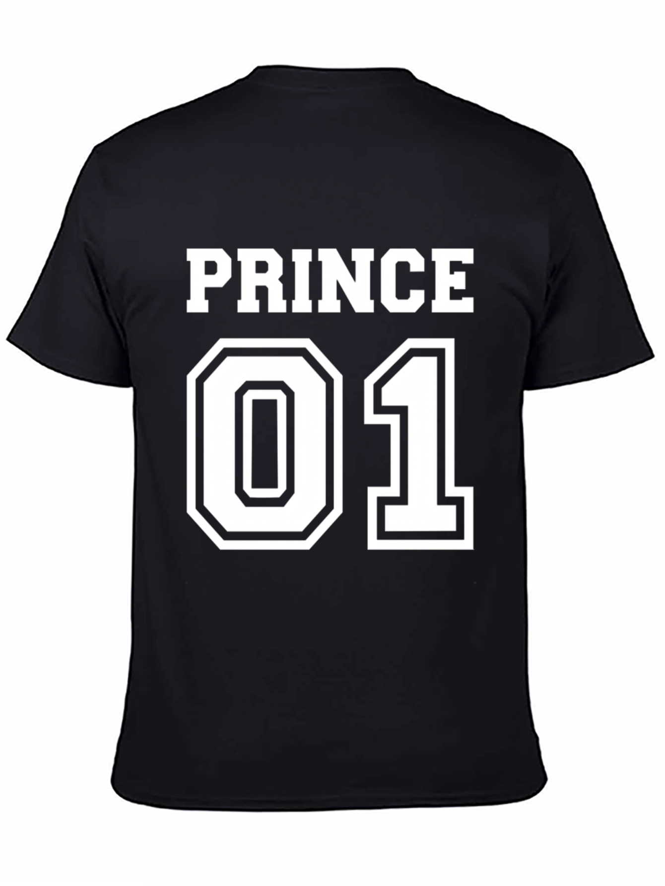 Prince 01 Black T-Shirt - Cool Graphic Tee