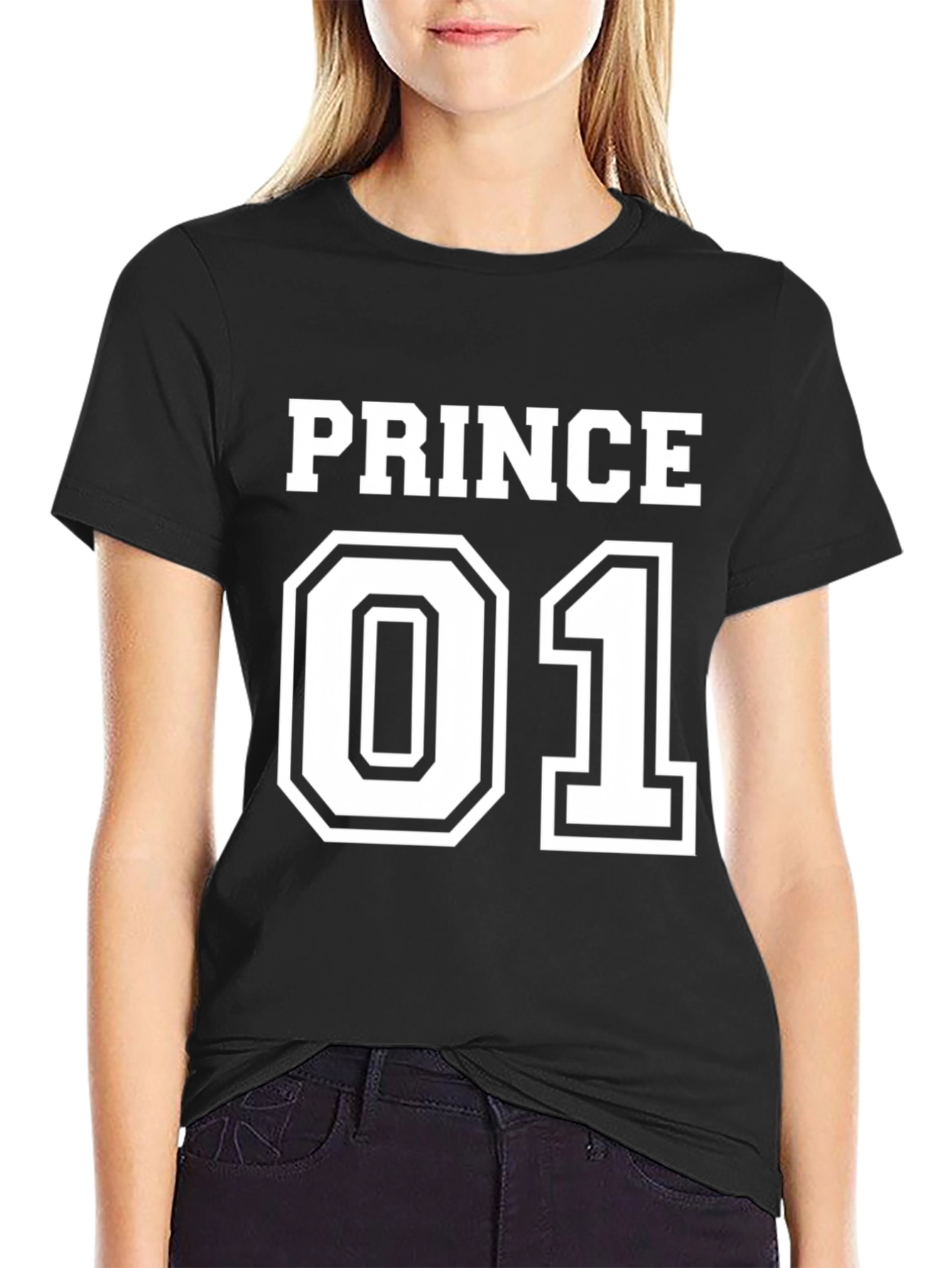 Prince 01 Black T-Shirt - Cool Graphic Tee