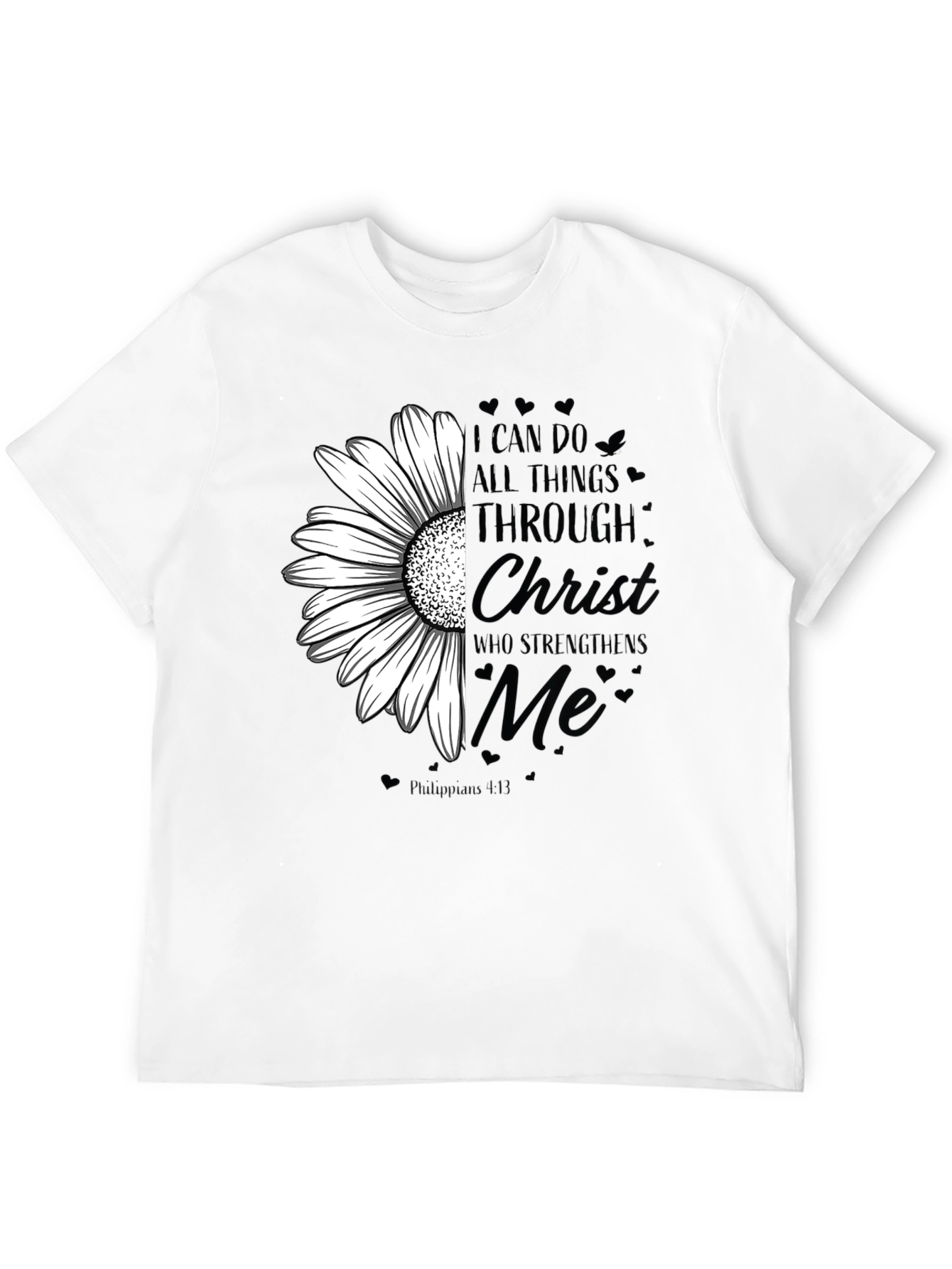 Christian Sunflower T-Shirt Faith Based Tee