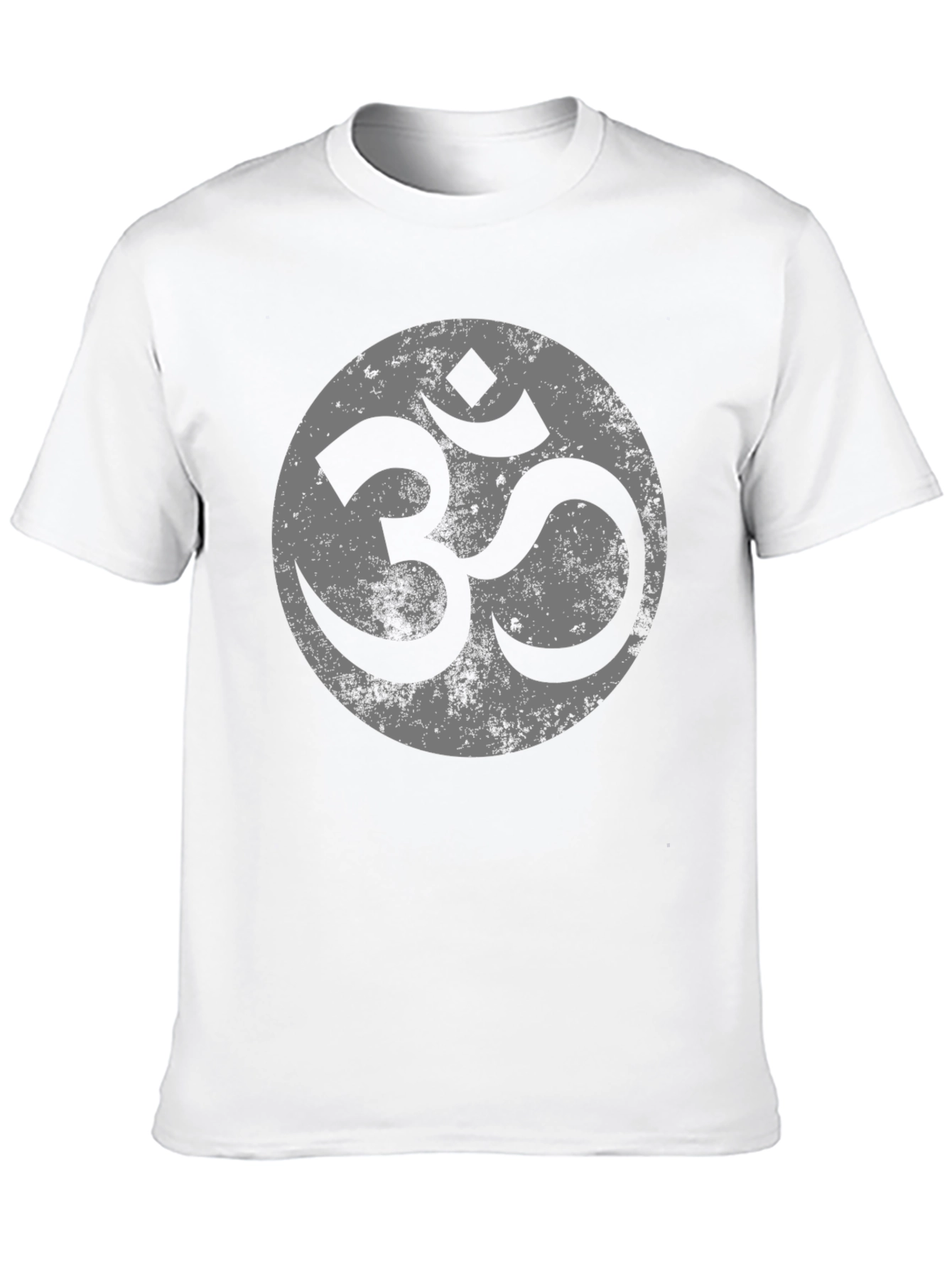 Om Symbol Graphic Tee - Casual Black T-Shirt