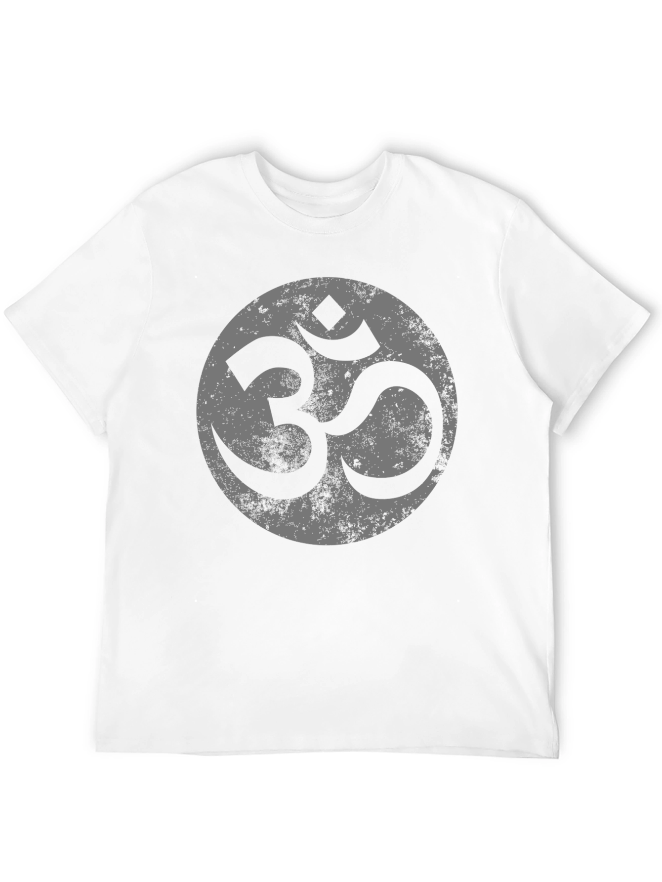 Om Symbol Graphic Tee - Casual Black T-Shirt