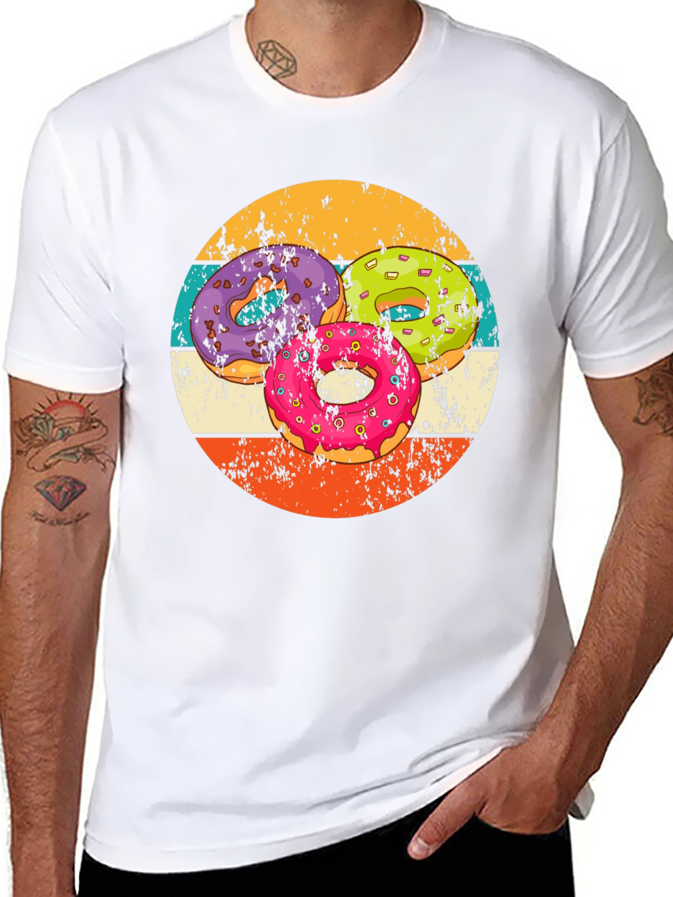 Retro Donut T-Shirt - Sweet Treat Design!