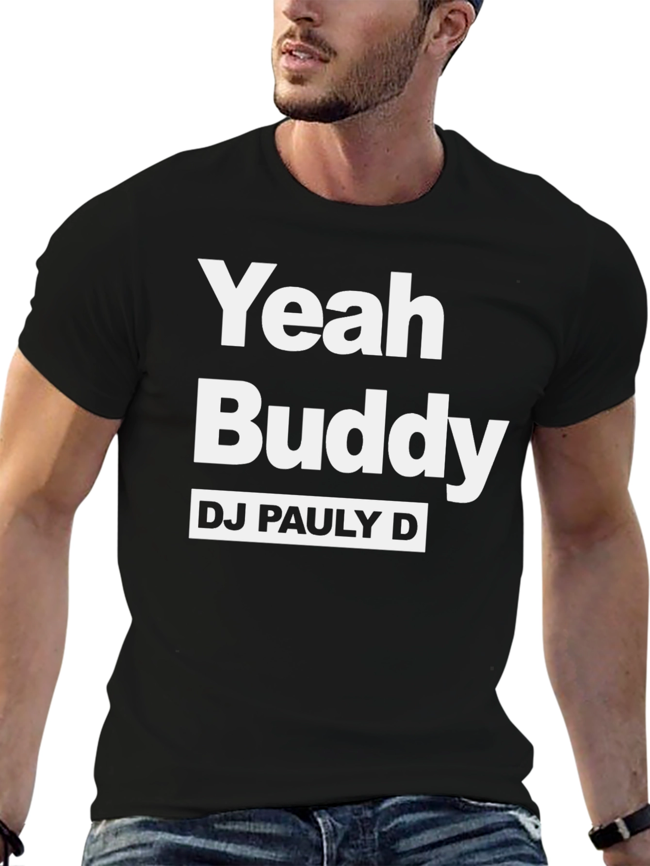 Yeah Buddy DJ Pauly D Black T-Shirt