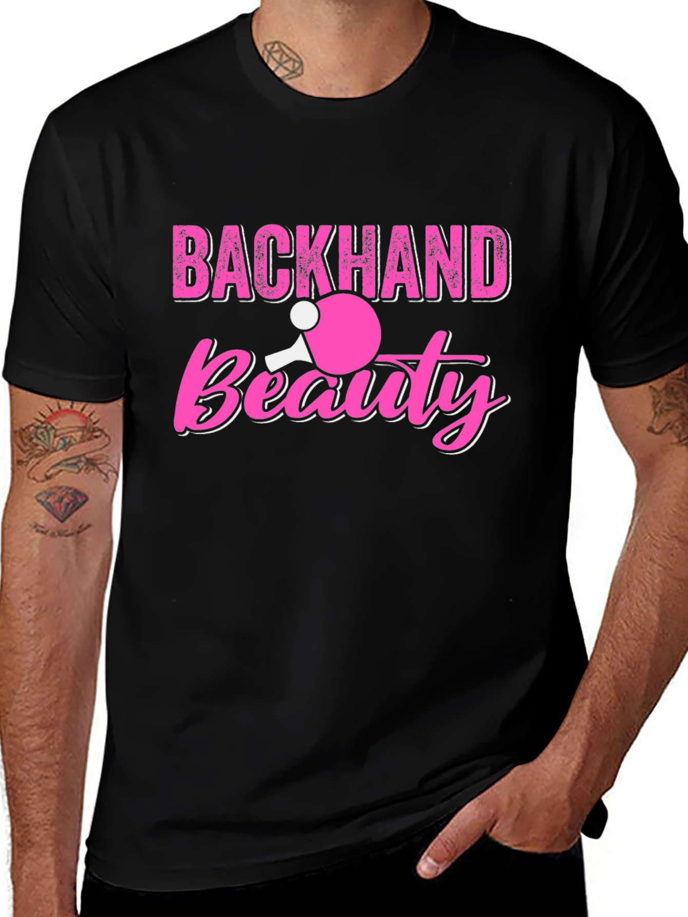 Backhand Beauty T-Shirt Table Tennis