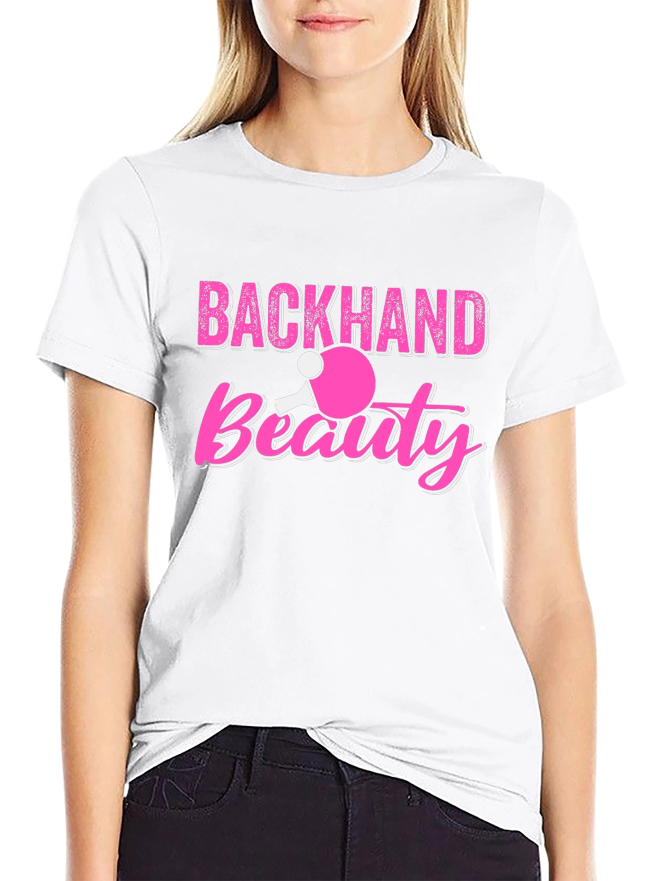 Backhand Beauty T-Shirt Table Tennis
