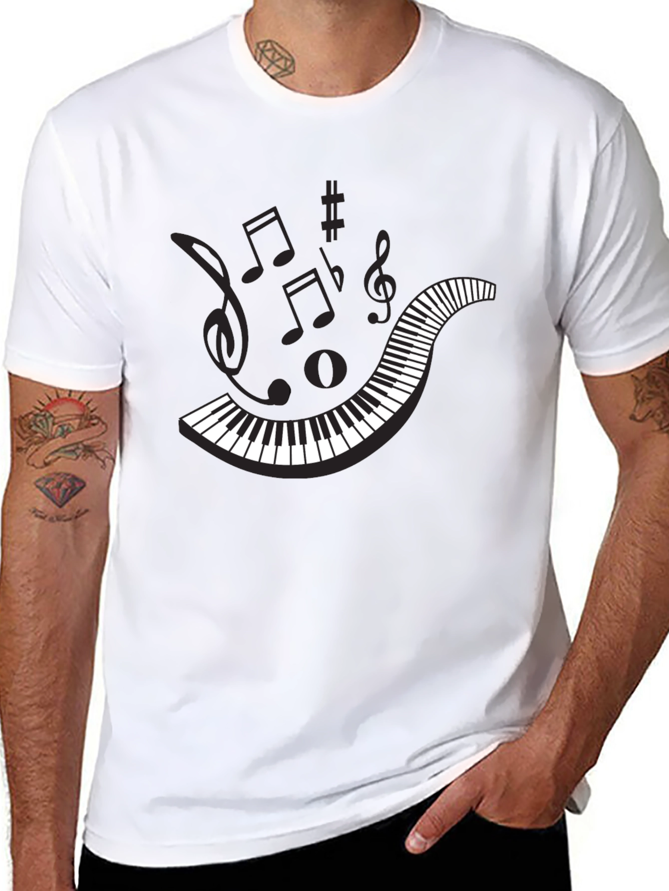 Musical Piano Keys T-Shirt