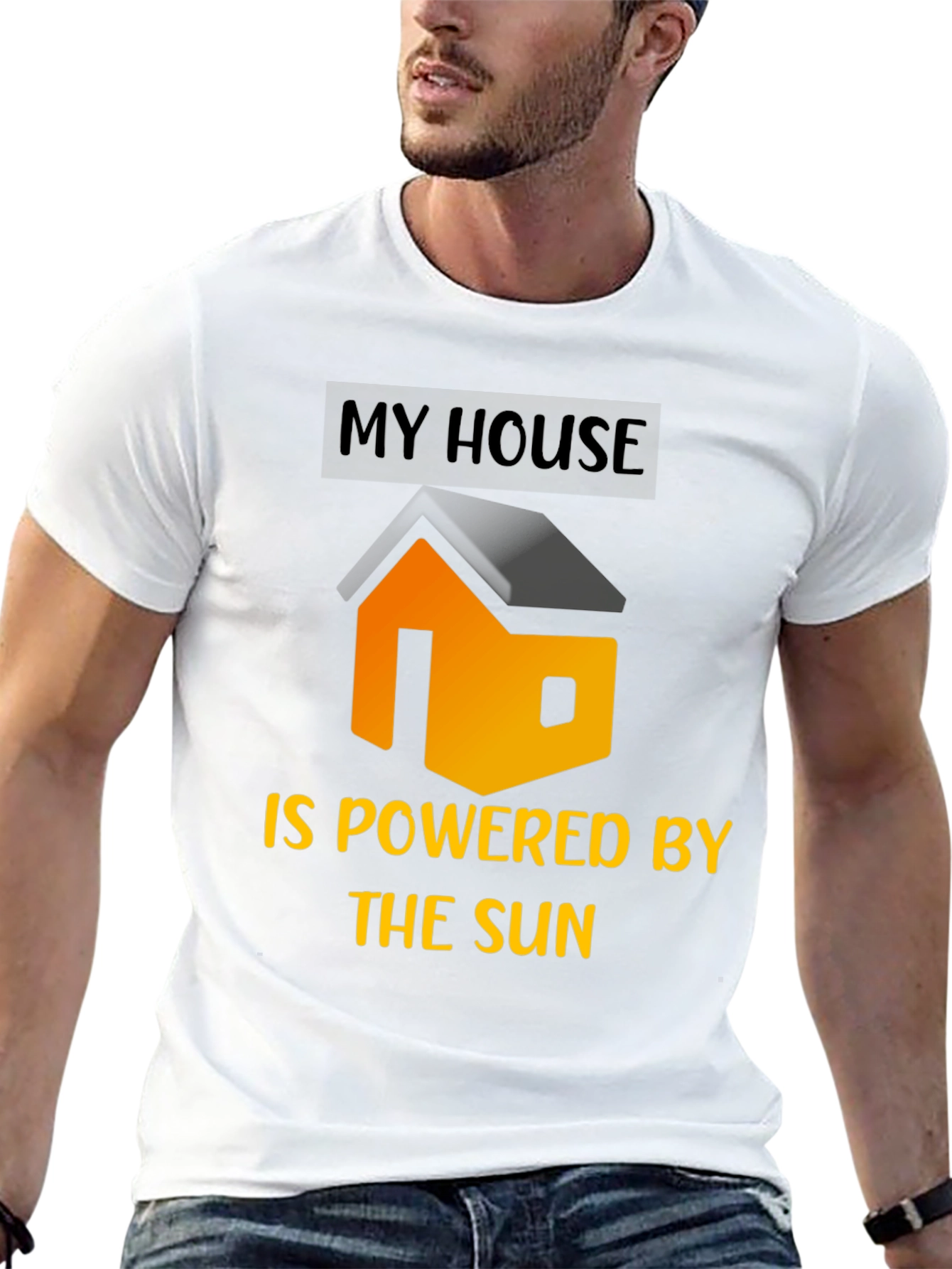 Eco-Friendly Solar Powered House T-Shirt