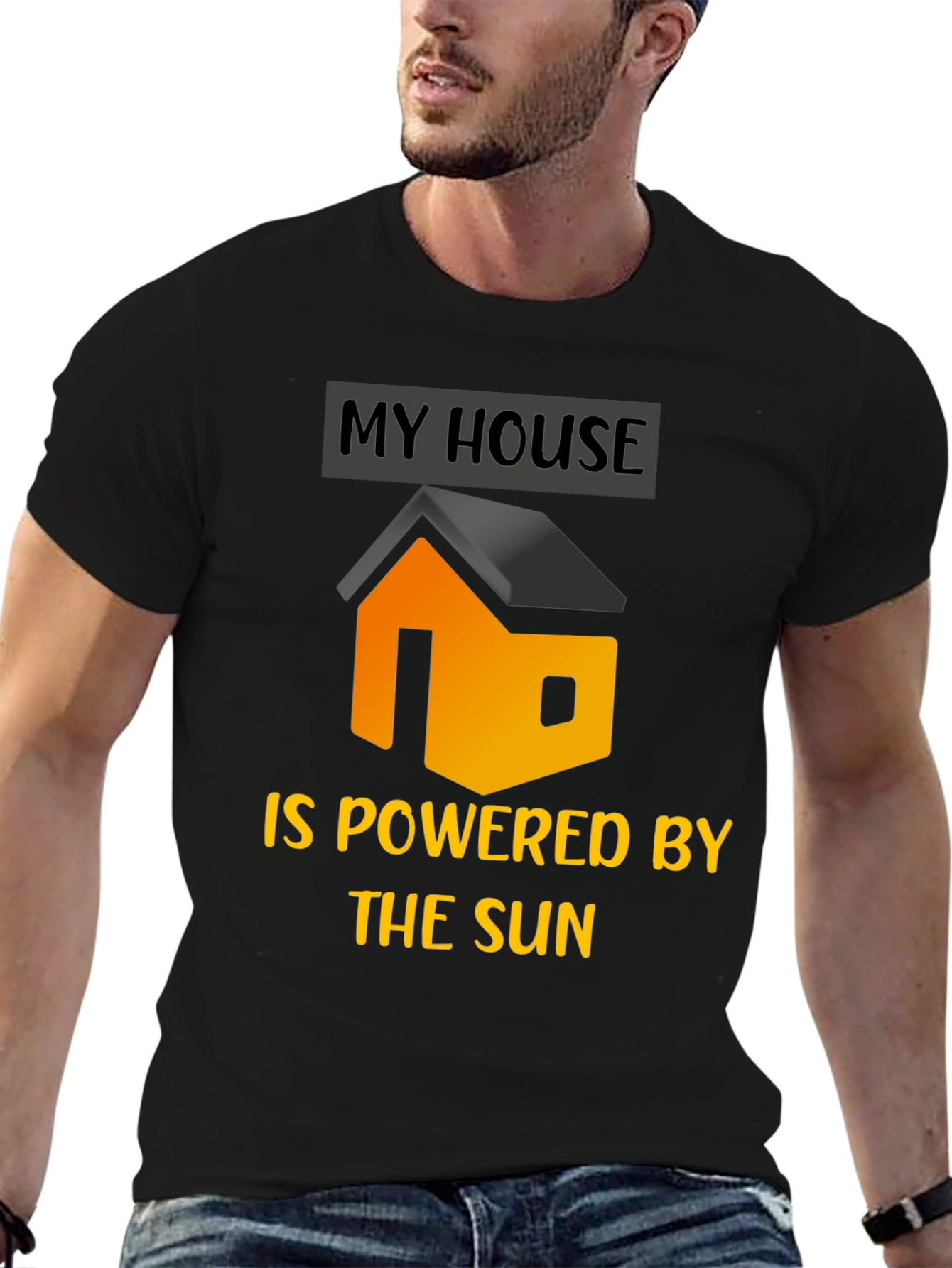Eco-Friendly Solar Powered House T-Shirt